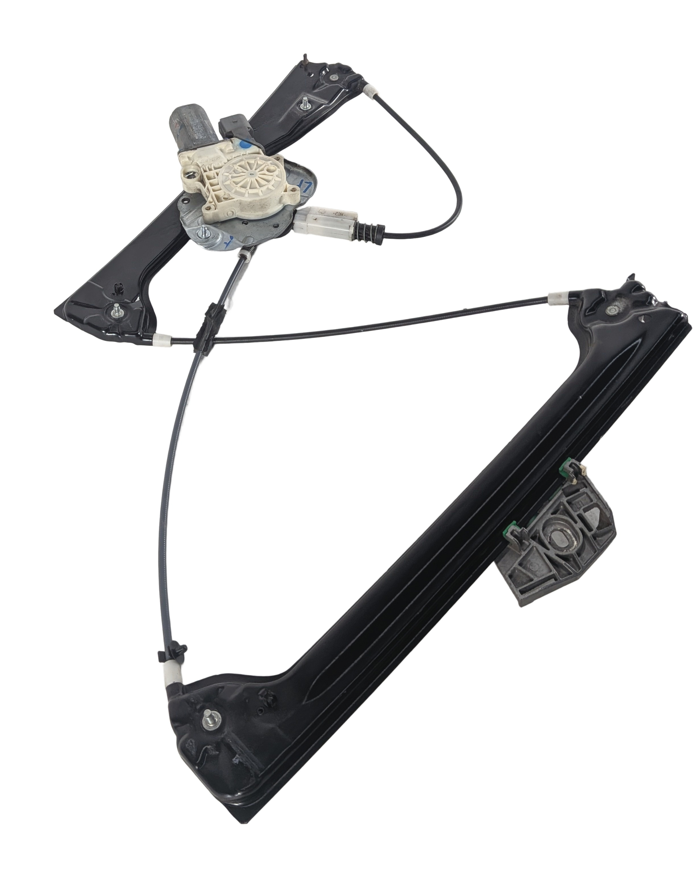 2003-2006 BMW Z4 (E85) LEFT FRONT DRIVER DOOR POWER WINDOW REGULATOR w/ MOTOR — exact item pictured