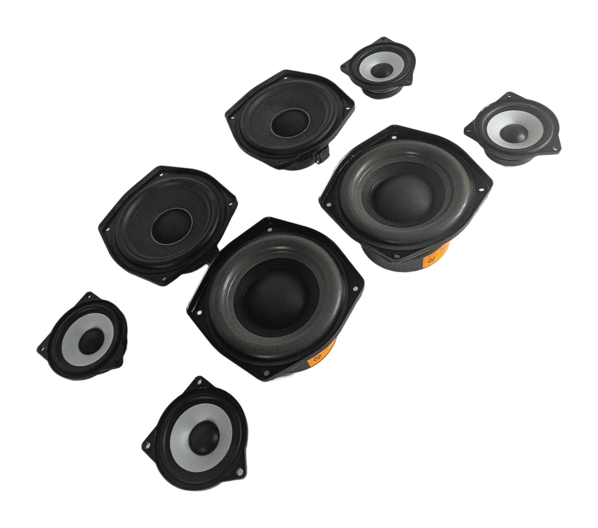 2005 BMW Z4 (E85) HIFI PROFESSIONAL DSP PREMIUM AUDIO SOUND SYSTEM SPEAKER SET/8 — exact item pictured