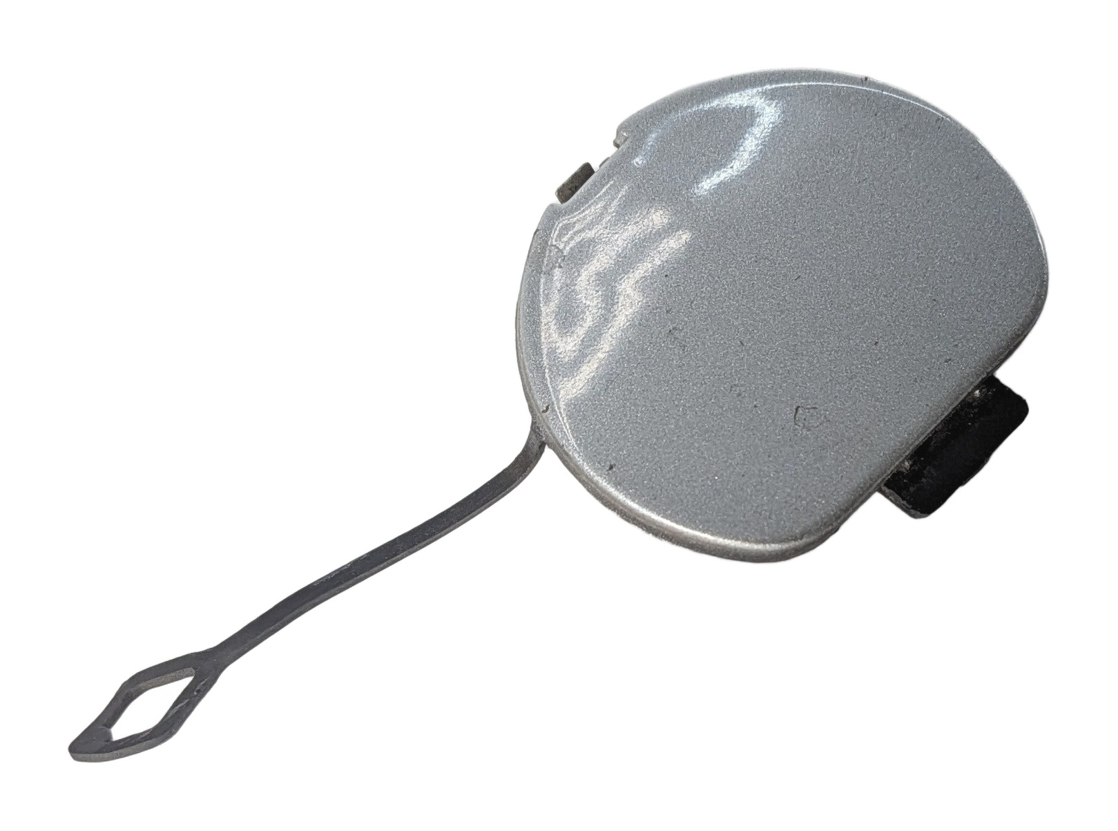 2005 BMW Z4 (E85) REAR BUMPER TOW HOOK EYE ACCESS CAP COVER PLUG PANEL (Silver) — exact item pictured