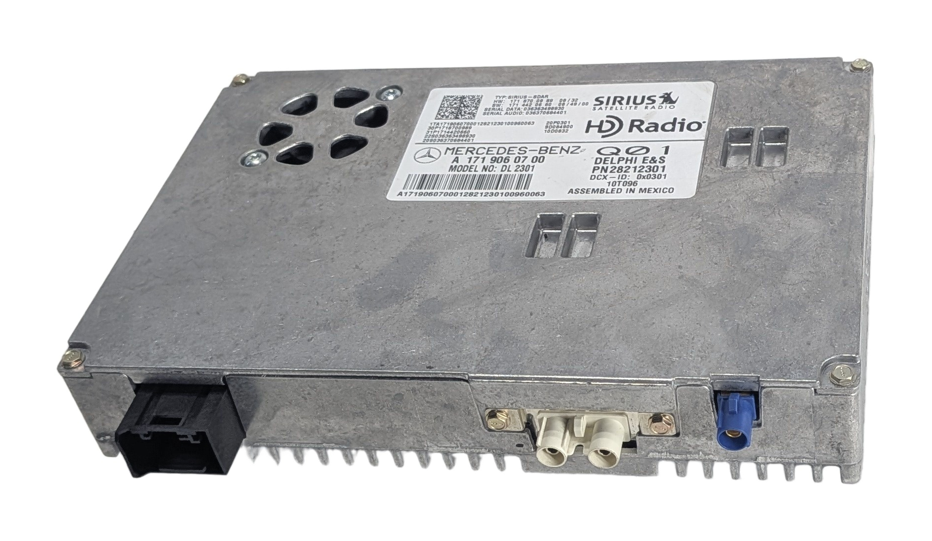 09-11 MERCEDES CL E ML S CLS R (W207 W212 W164) SIRIUS SATELLITE RADIO RECEIVER — exact item pictured