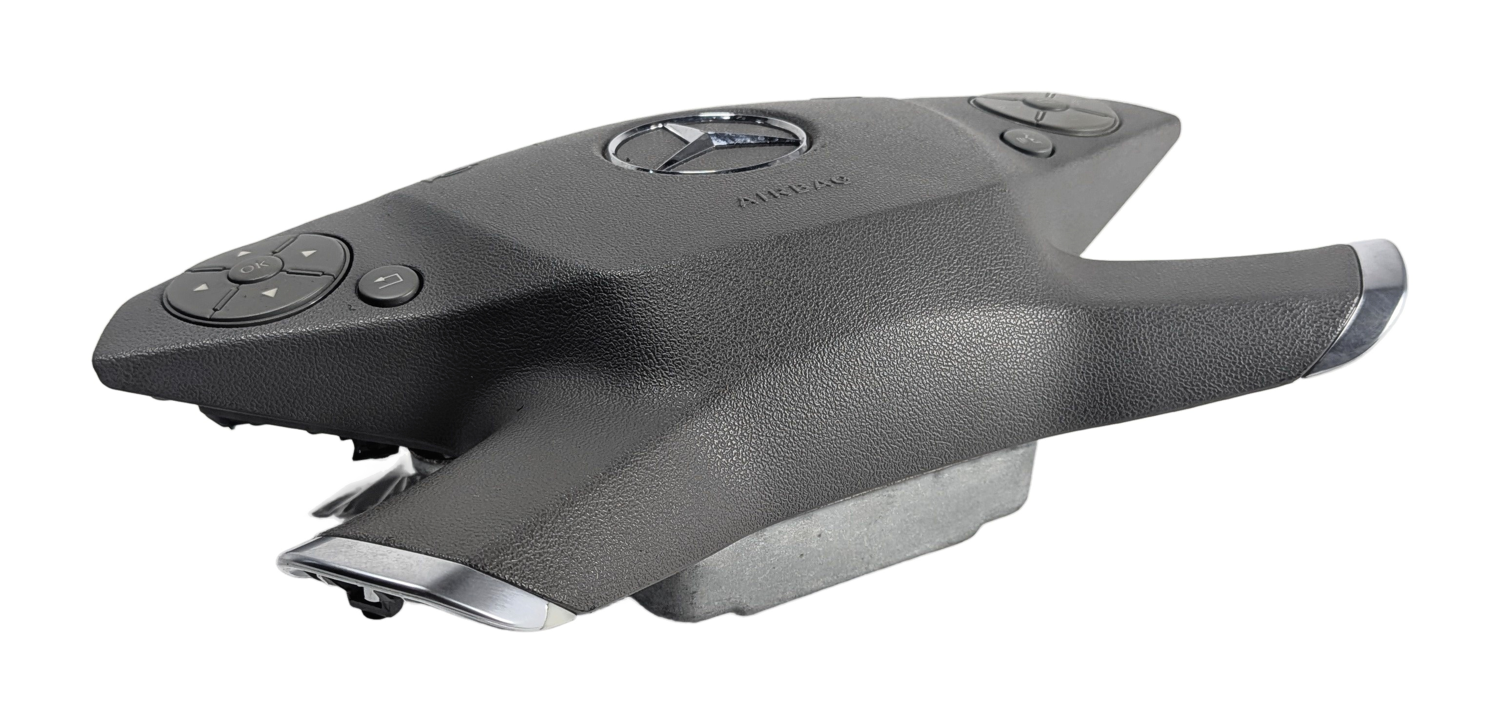 10-11 MERCEDES E-CLASS (W212) FRONT LEFT DRIVER STEERING WHEEL SRS AIRBAG (Gray) — exact item pictured