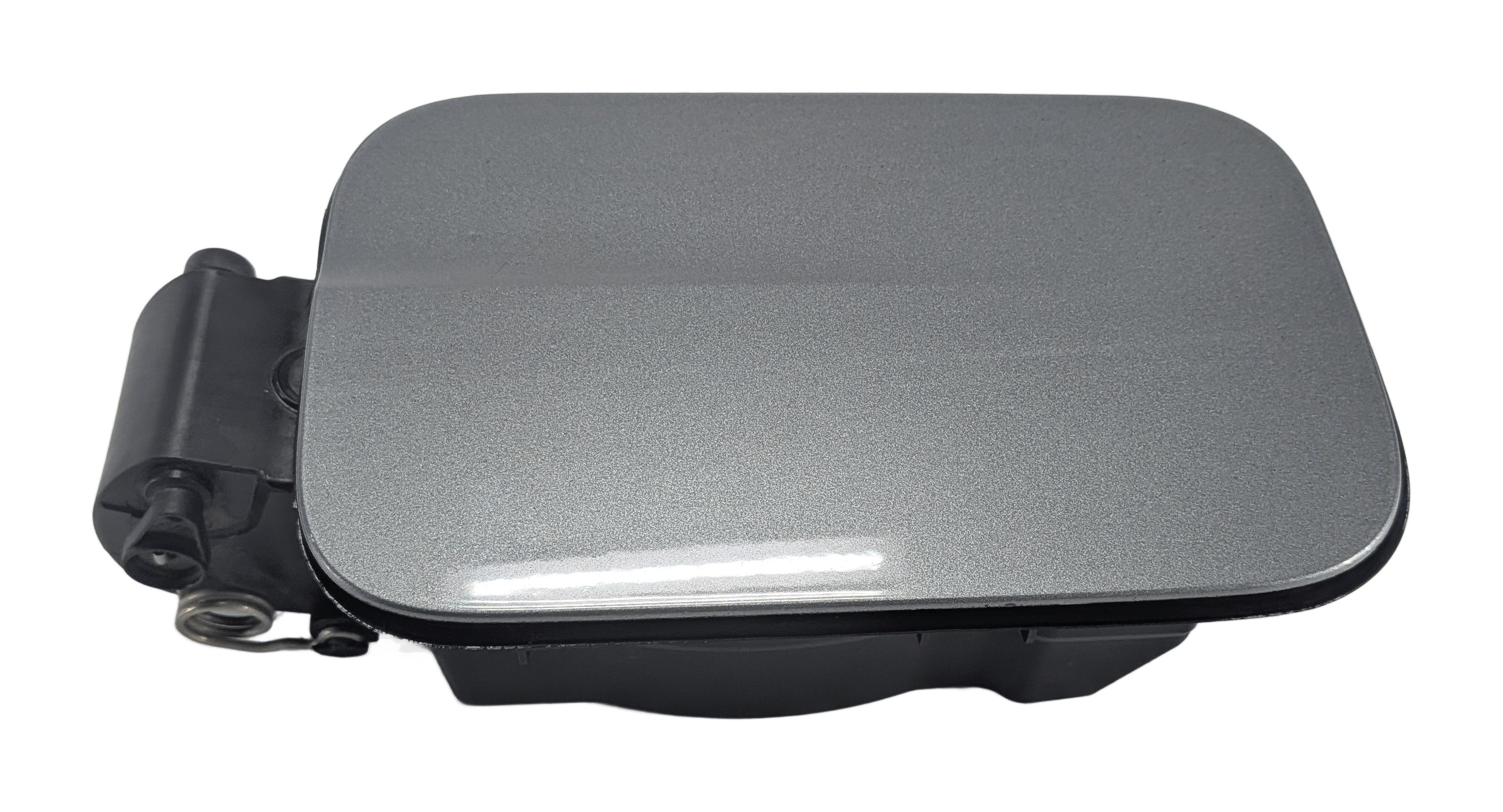 2010-2016 E-CLASS (W212) SEDAN FUEL TANK DOOR LID COVER w/HOUSING (Silver) — exact item pictured