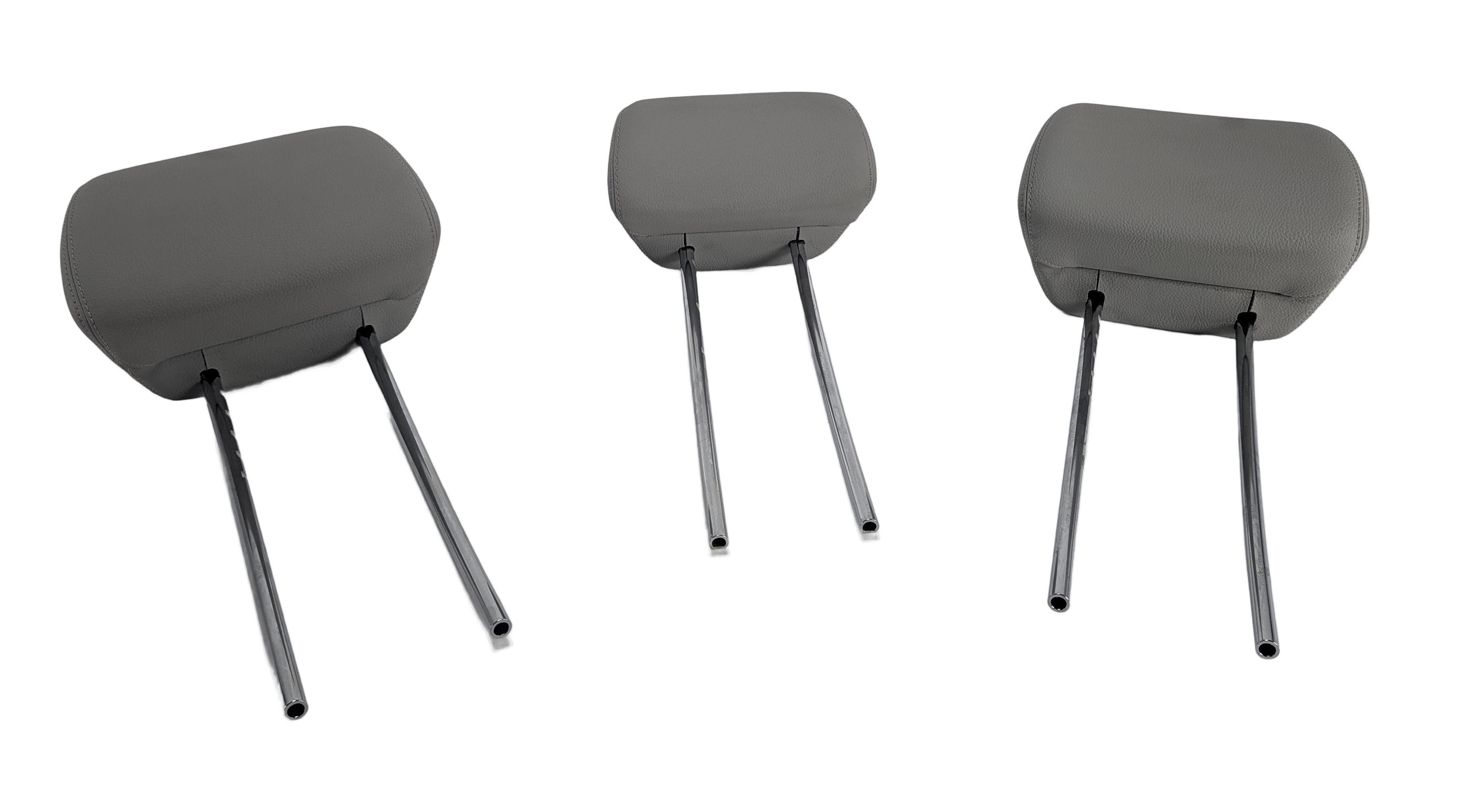 10-16 MERCEDES E350 E400 E550 E63 AMG W212 REAR SEAT HEADREST SET/3 (Gray) — exact item pictured