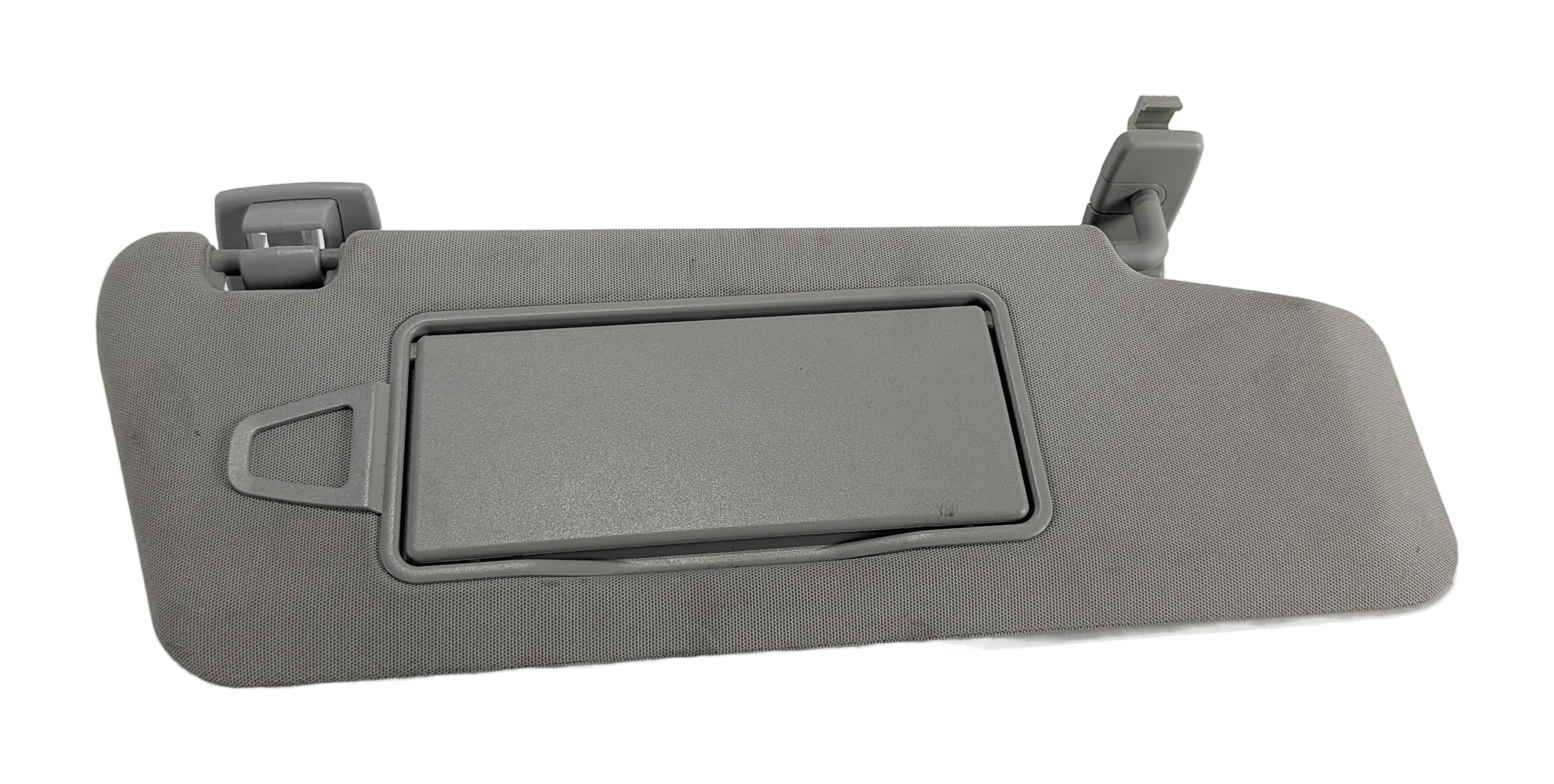10-13 MERCEDES E-CLASS (W212) FRONT RIGHT PASSENGER SUN VISOR w/ MIRROR (Gray) — exact item pictured