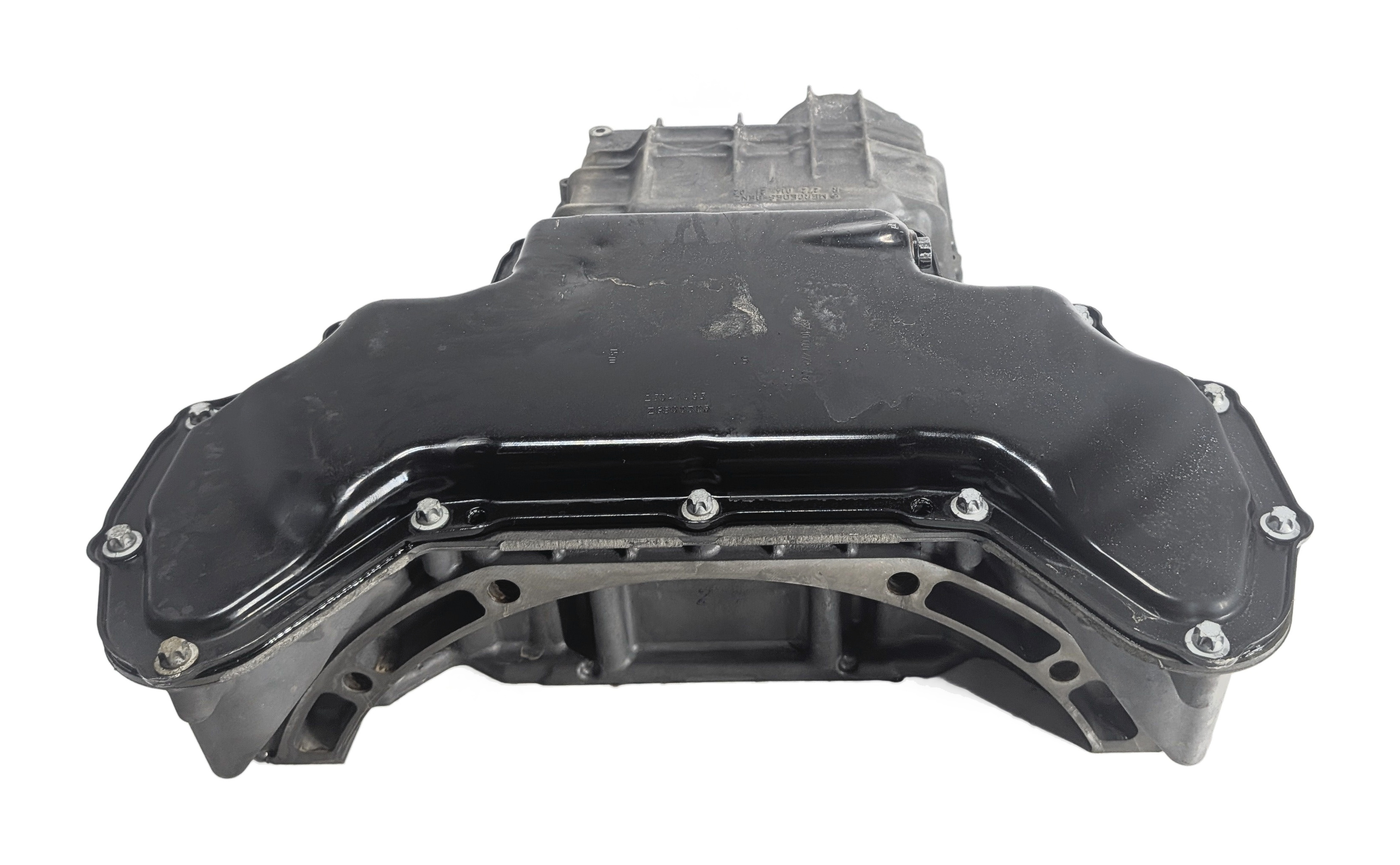 06-11 MERCEDES C300 C350 E350 CLK350 M272 3.0L 3.5L UPPER LOWER OIL PAN SET/2 — exact item pictured