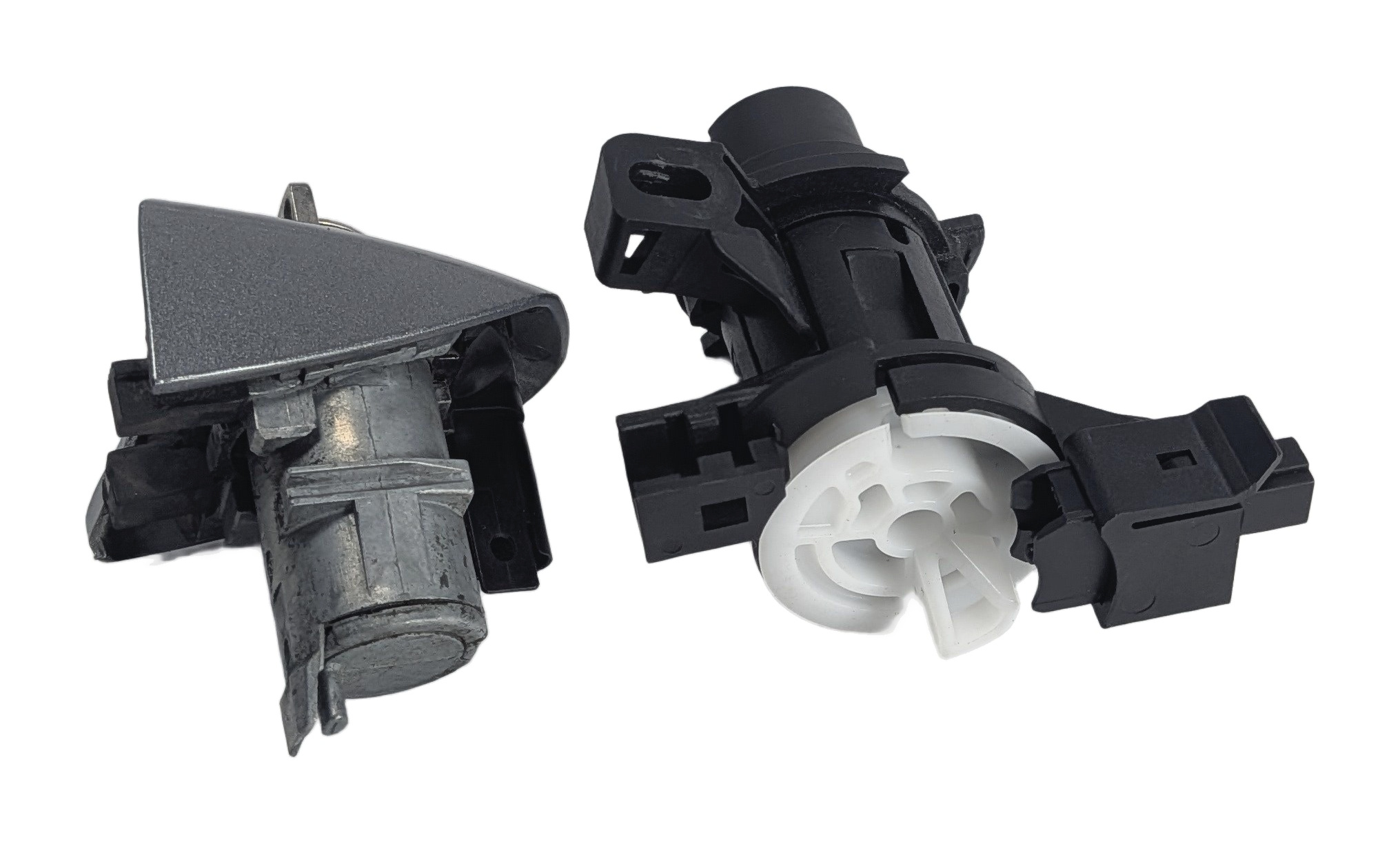 2010 MERCEDES E350 W212 FRONT LEFT DRIVER DOOR TRUNK LOCK CYLINDER SET/2 w/ KEY — exact item pictured