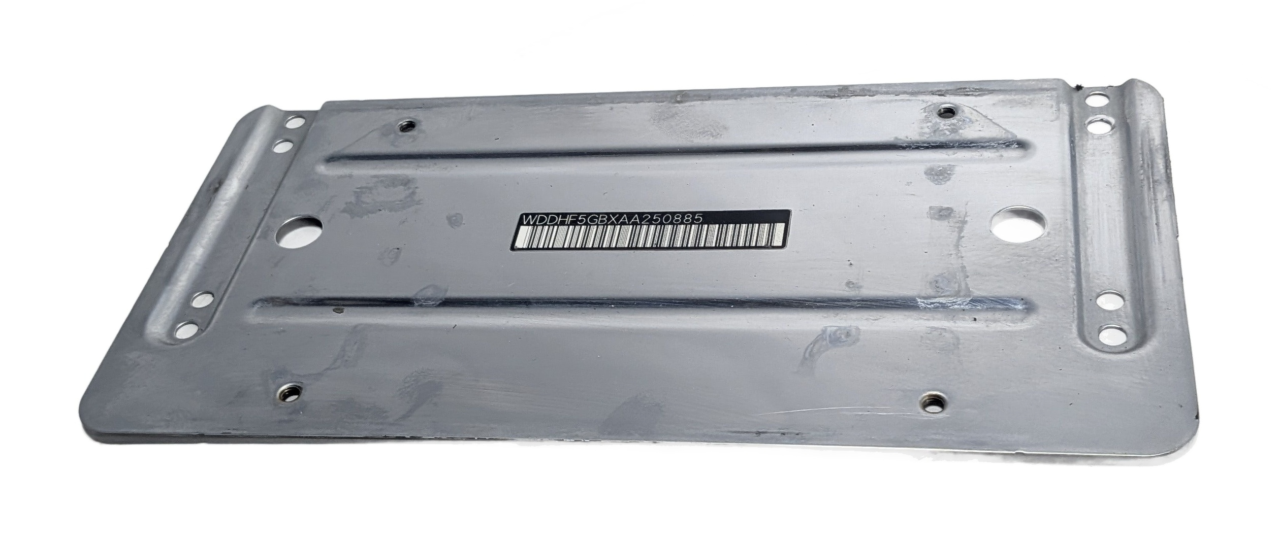 2010 MERCEDES E350 (W212) REAR TRUNK LICENSE PLATE TAG MOUNT HOLDER BRACKET — exact item pictured