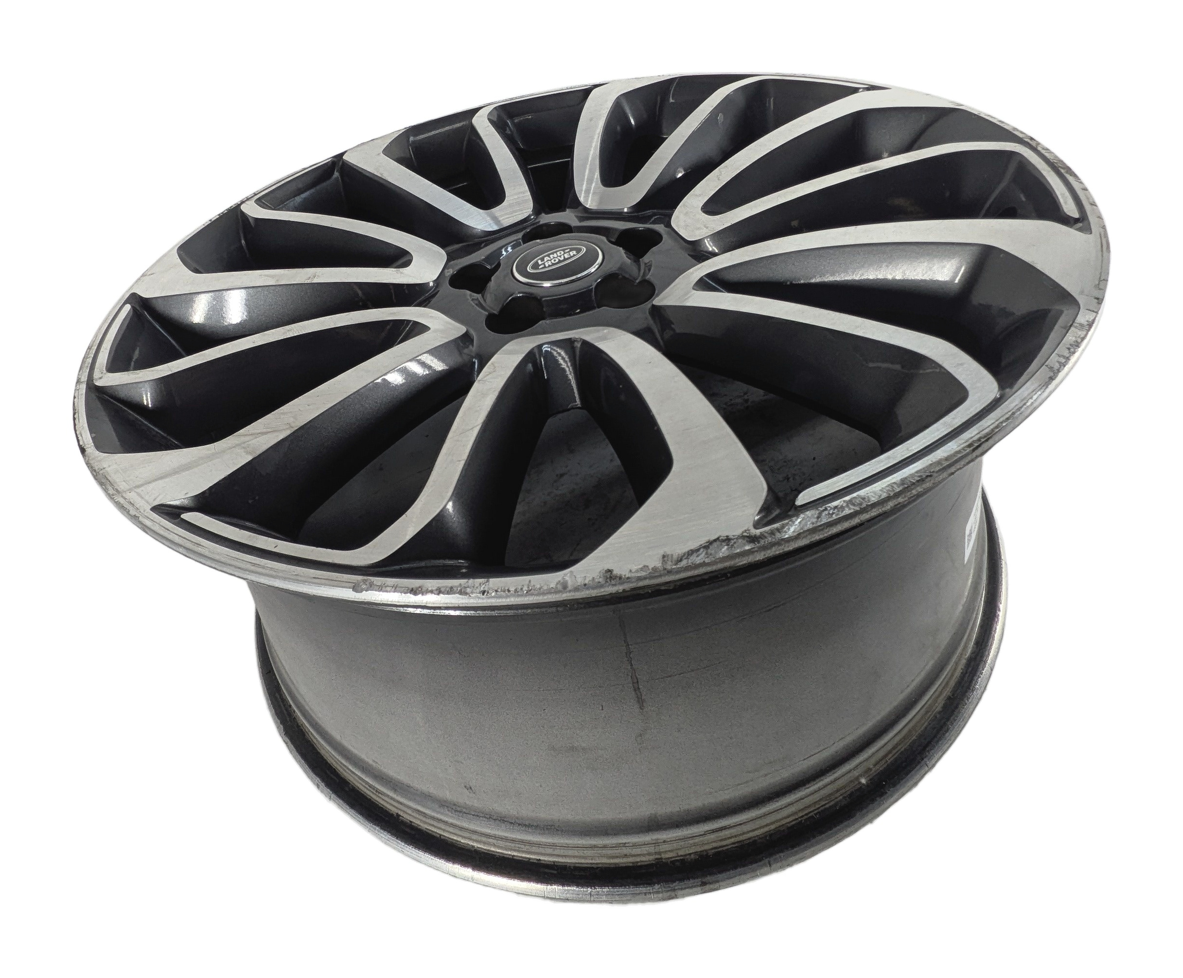2013-2017 RANGE ROVER (L405) 22x9.5 SPOKED ALUMINUM ALLOY 14-SPOKE WHEEL RIM — exact item pictured