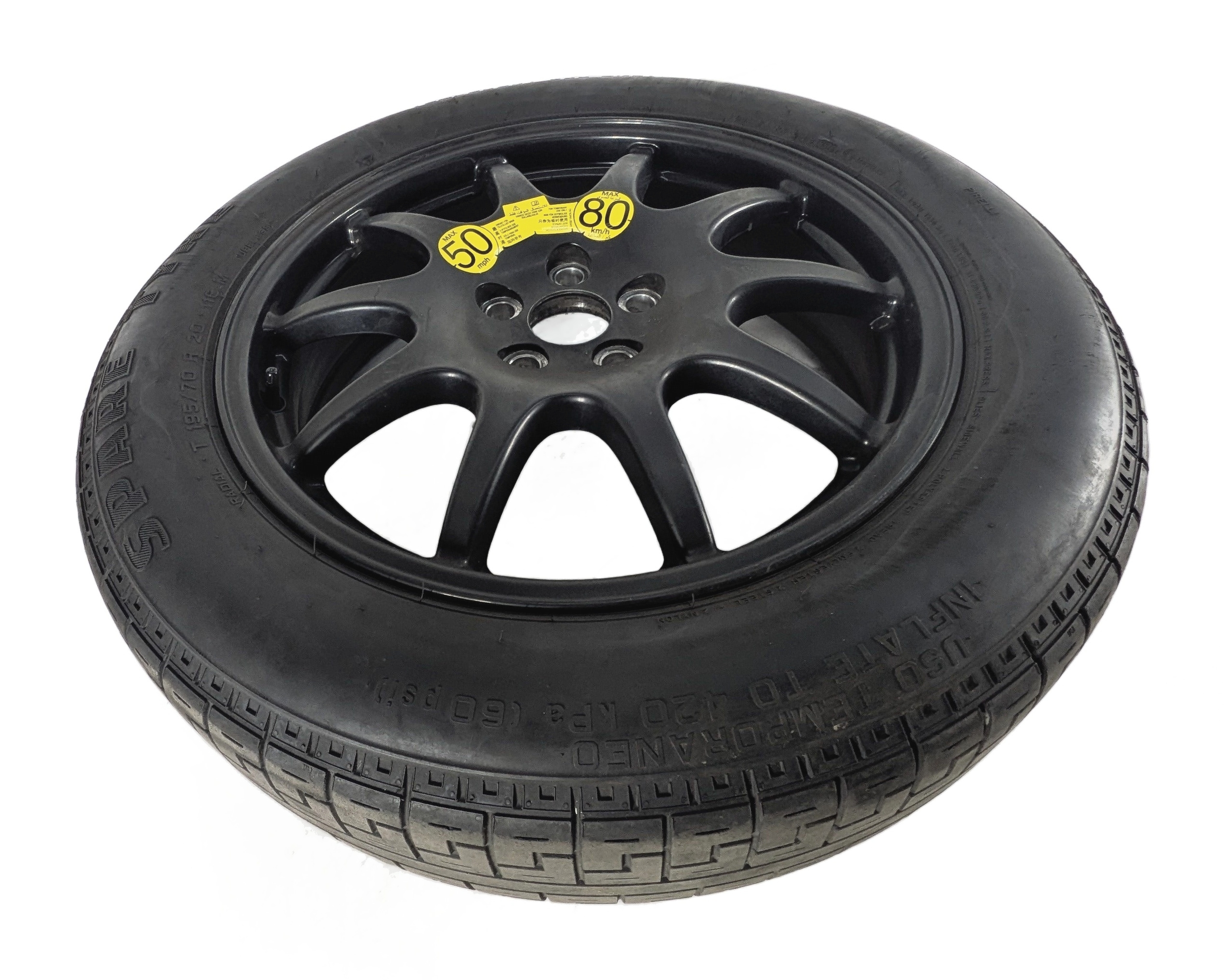 2013-2021 DISCOVERY RANGE ROVER SPORT (L405 L462 L494) 20x6 SPARE TIRE WHEEL RIM — exact item pictured