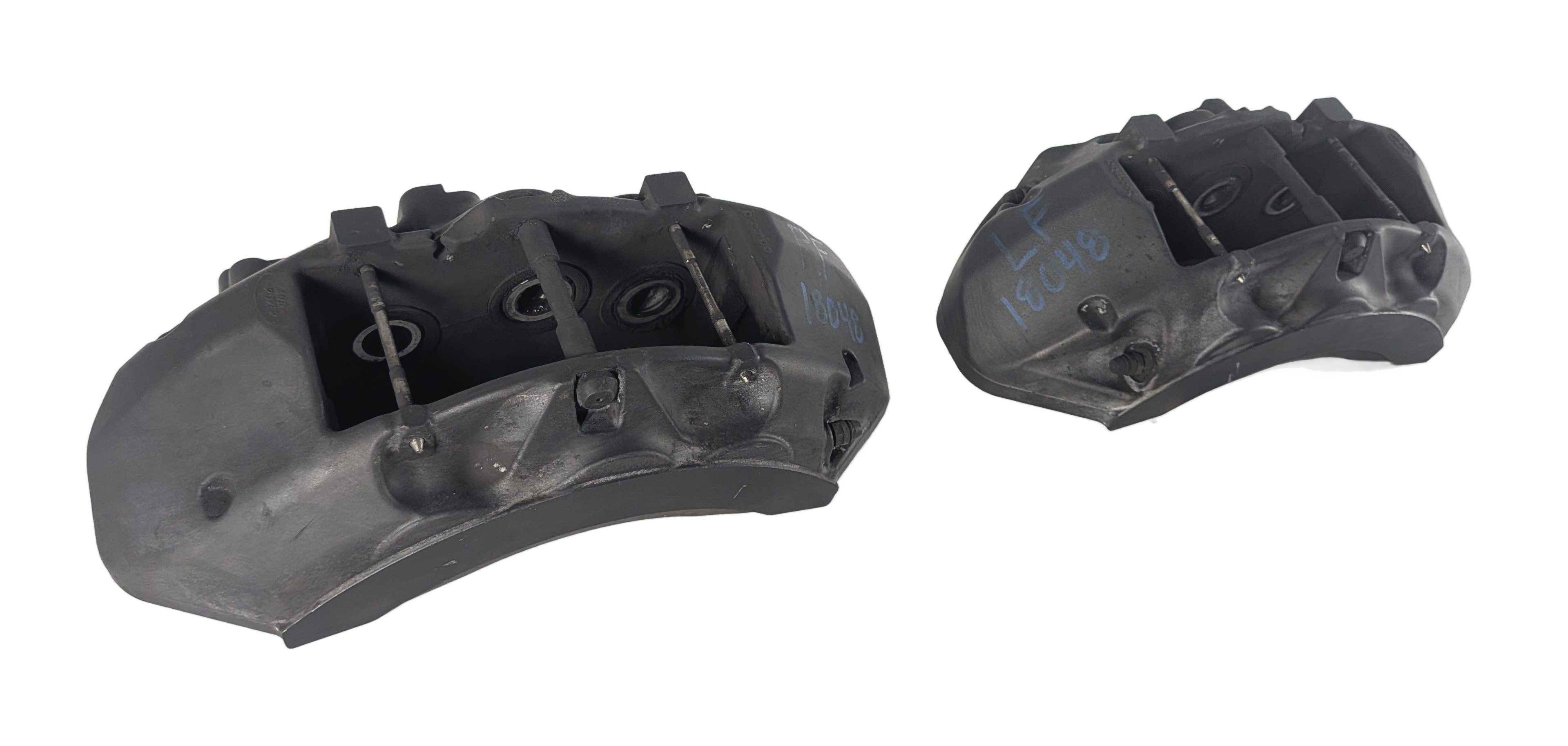 13-17 RANGE ROVER SPORT (L405 L550) FRONT LEFT & RIGHT BREMBO BRAKE CALIPER SET2 — exact item pictured