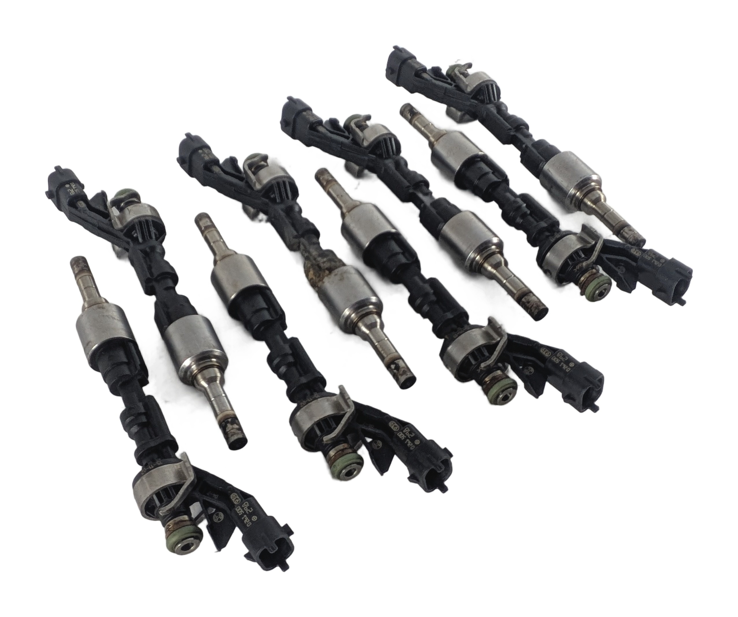 2010-2017 RANGE ROVER SPORT (L320 L322) JAGUAR XF XJ XK 5.0L FUEL INJECTOR SET 8 — exact item pictured