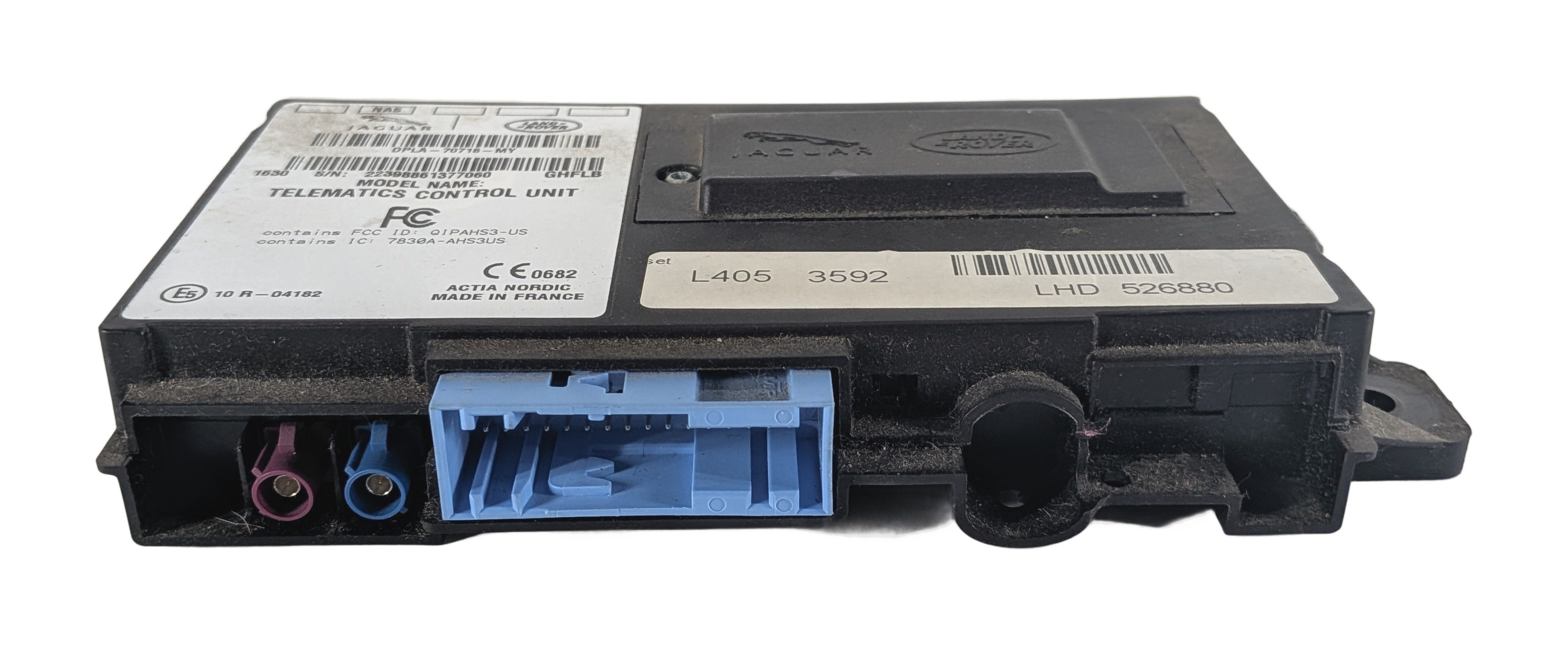 2016 RANGE ROVER (L405) TELEMATICS COMMUNICATION CONTROL MODULE COMPUTER UNIT — exact item pictured
