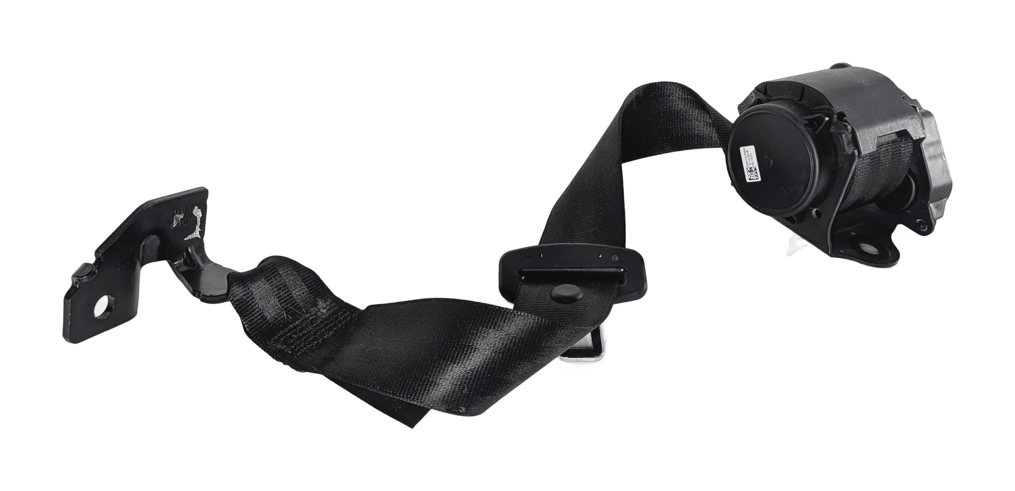 2016 RANGE ROVER (L405) REAR CENTER 2ND ROW SEAT SEATBELT RETRACTOR (Black) — exact item pictured