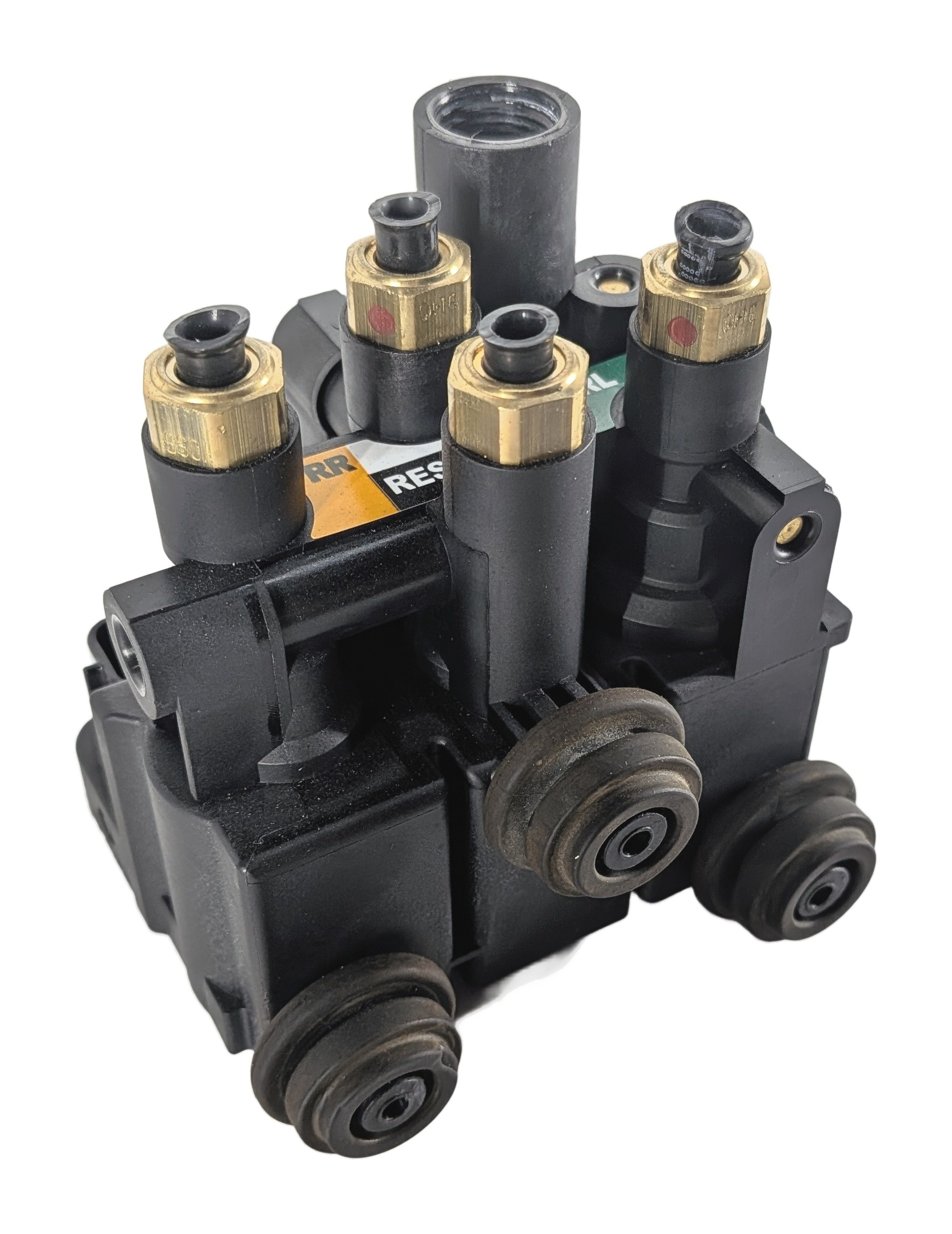 2016 RANGE ROVER (L405) REAR AIR RIDE SUSPENSION VALVE BLOCK SOLENOID MANIFOLD — exact item pictured