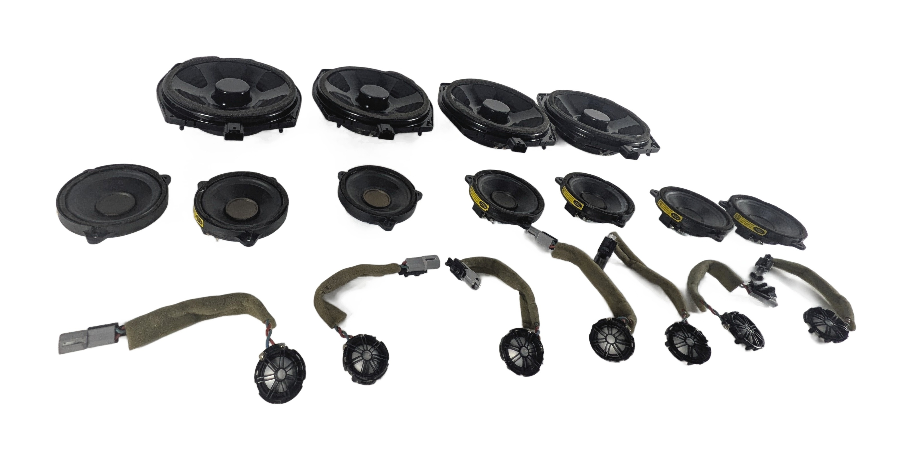 2016 RANGE ROVER (L405) MERIDIAN AUDIO SOUND SYSTEM STEREO SPEAKER SET/18 — exact item pictured