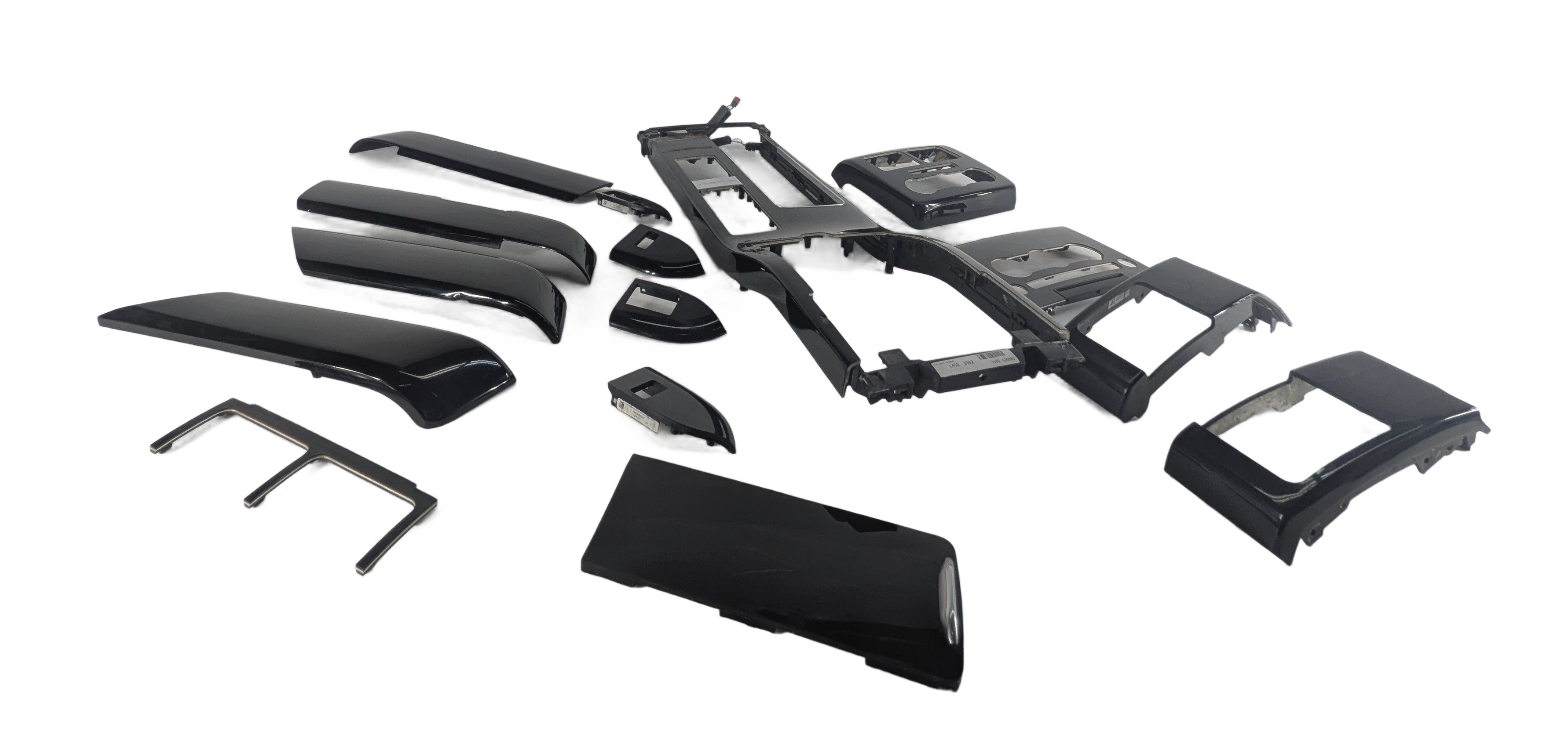 2016 RANGE ROVER (L405) INTERIOR DOOR DASH CONSOLE TRIM SET/15 (Grand Black) — exact item pictured