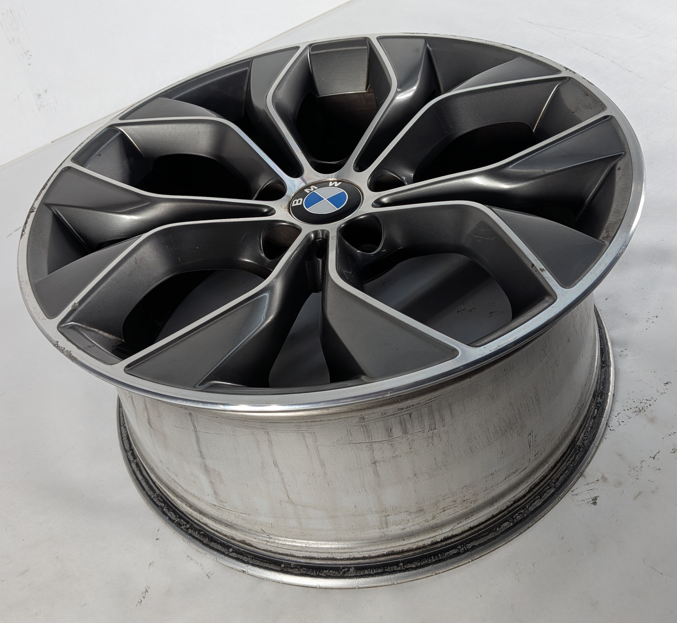 2015-2018 BMW X3 X4 (F25 F26) 19X8.5 5 ET38 Y SPOKE ALLOY WHEEL RIM OEM — exact item pictured