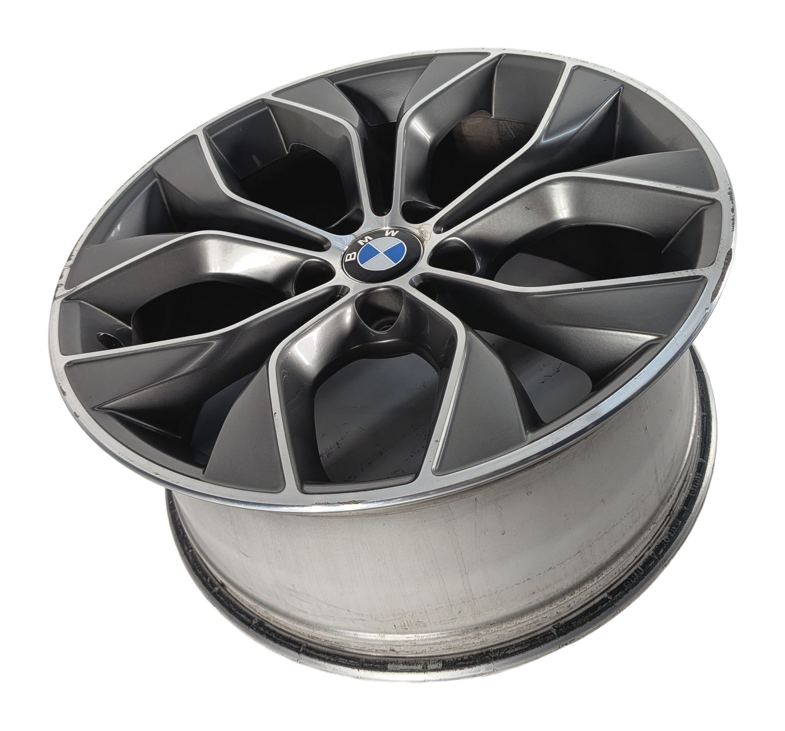 2015-2018 BMW X3 X4 (F25 F26) 19X8.5 5 ET38 Y SPOKE ALLOY WHEEL RIM OEM — exact item pictured