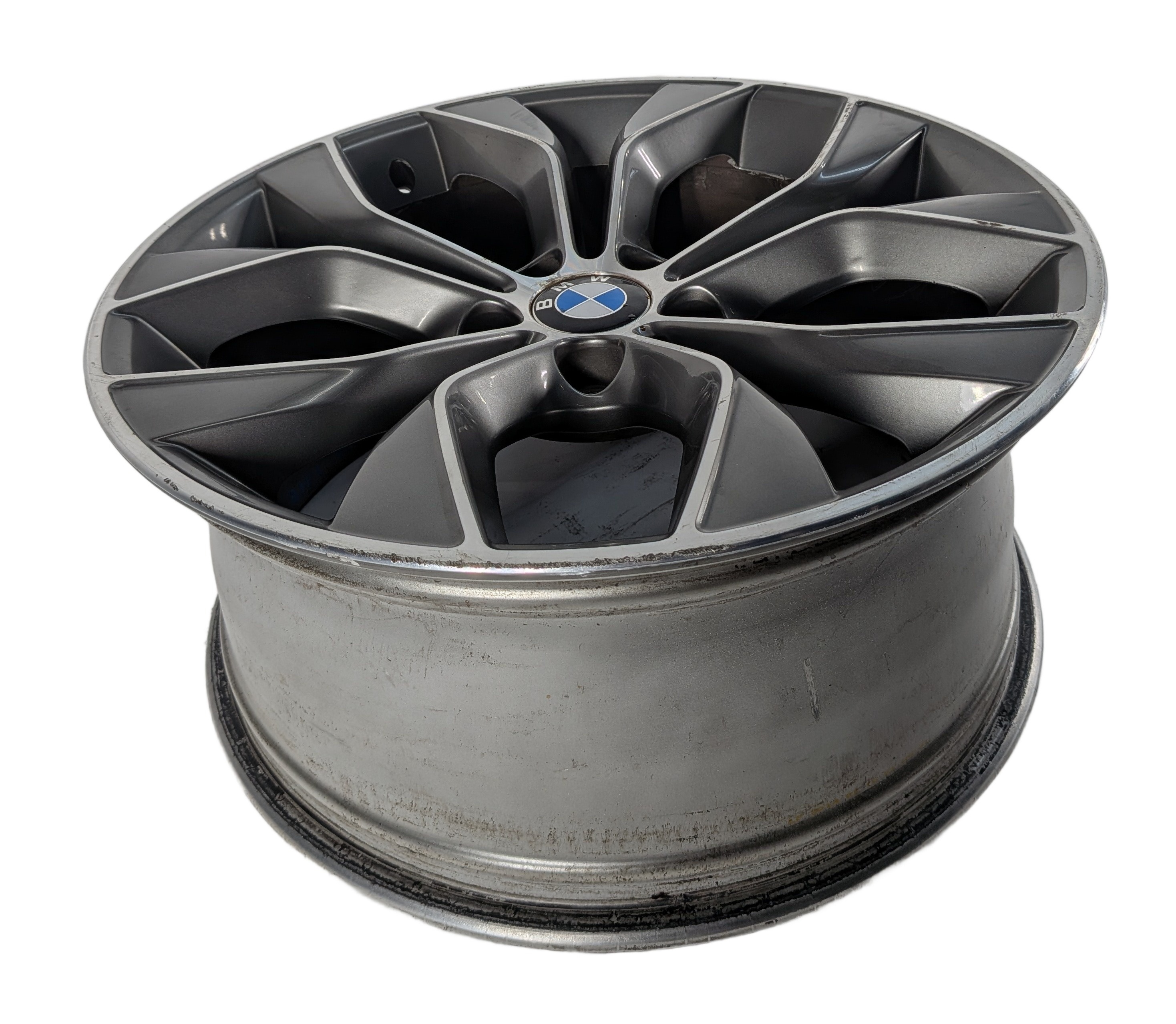 2015-2018 BMW X3 X4 (F25 F26) 19X8.5 5 ET38 Y SPOKE ALLOY WHEEL RIM OEM — exact item pictured