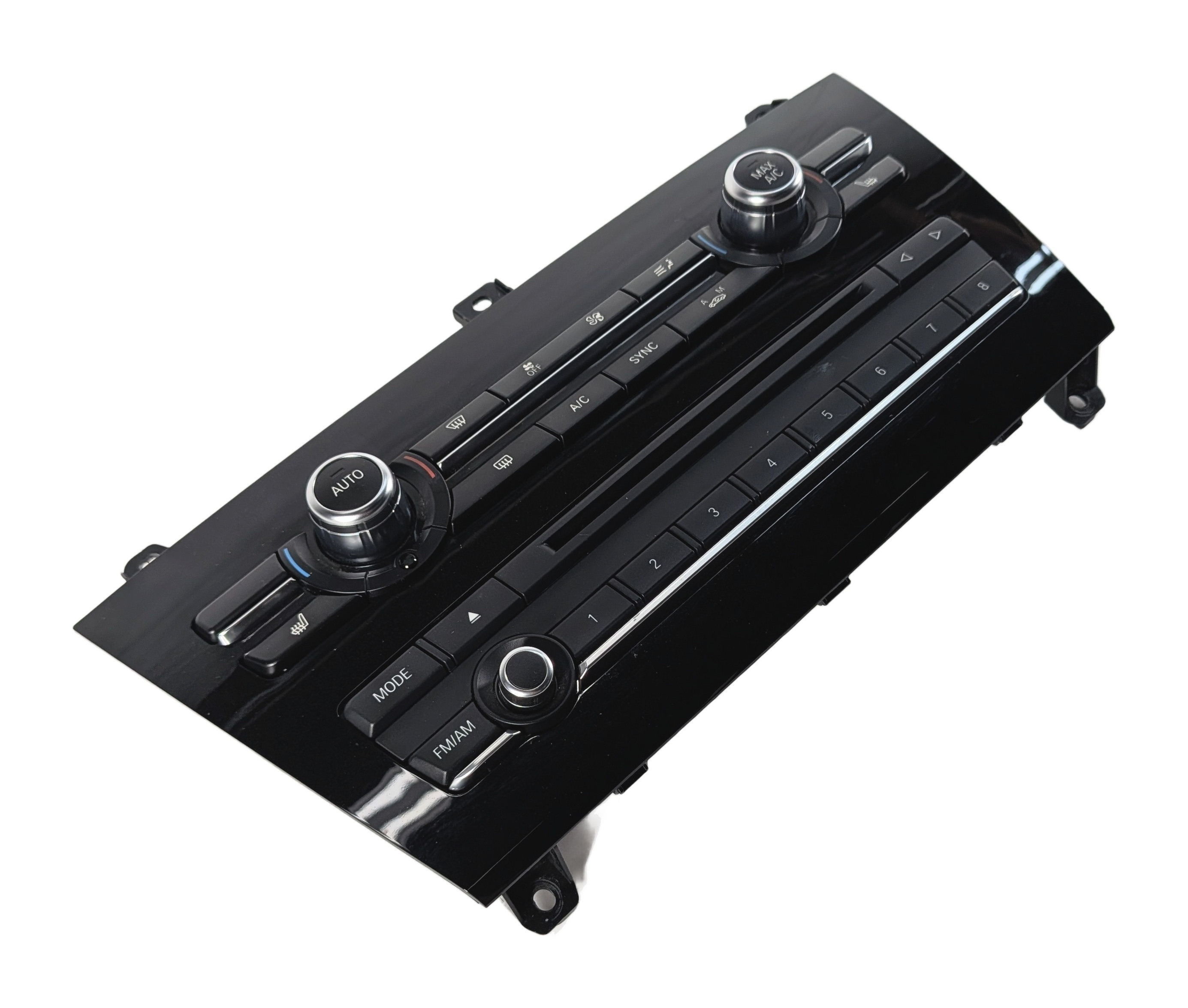 2015-2018 BMW X3 X4 (F25 F26) FRONT A/C HEATER TEMPERATURE RADIO CONTROL PANEL — exact item pictured
