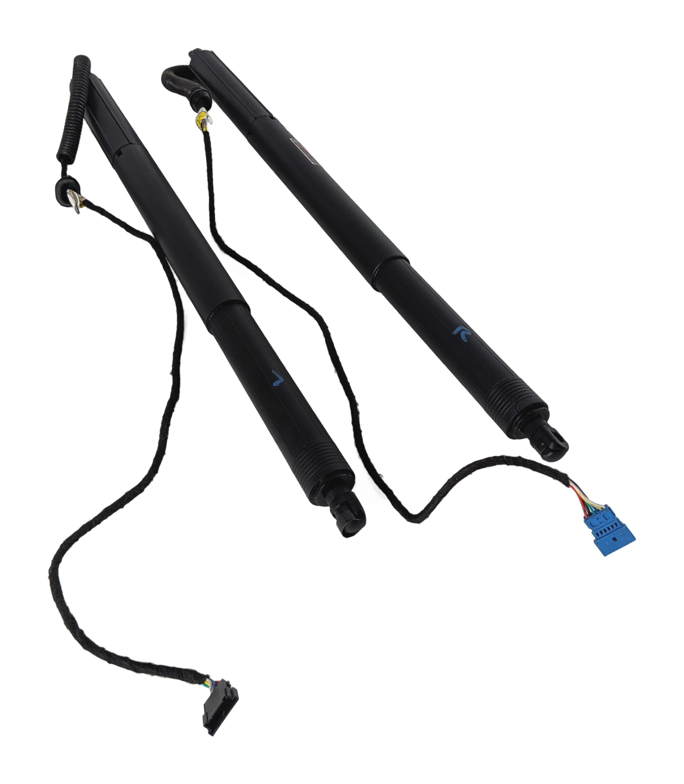 2011-2015 BMW X3 (F25) LEFT & RIGHT REAR TRUNK SHOCK STRUT SET 2 (ELECTRIC) — exact item pictured
