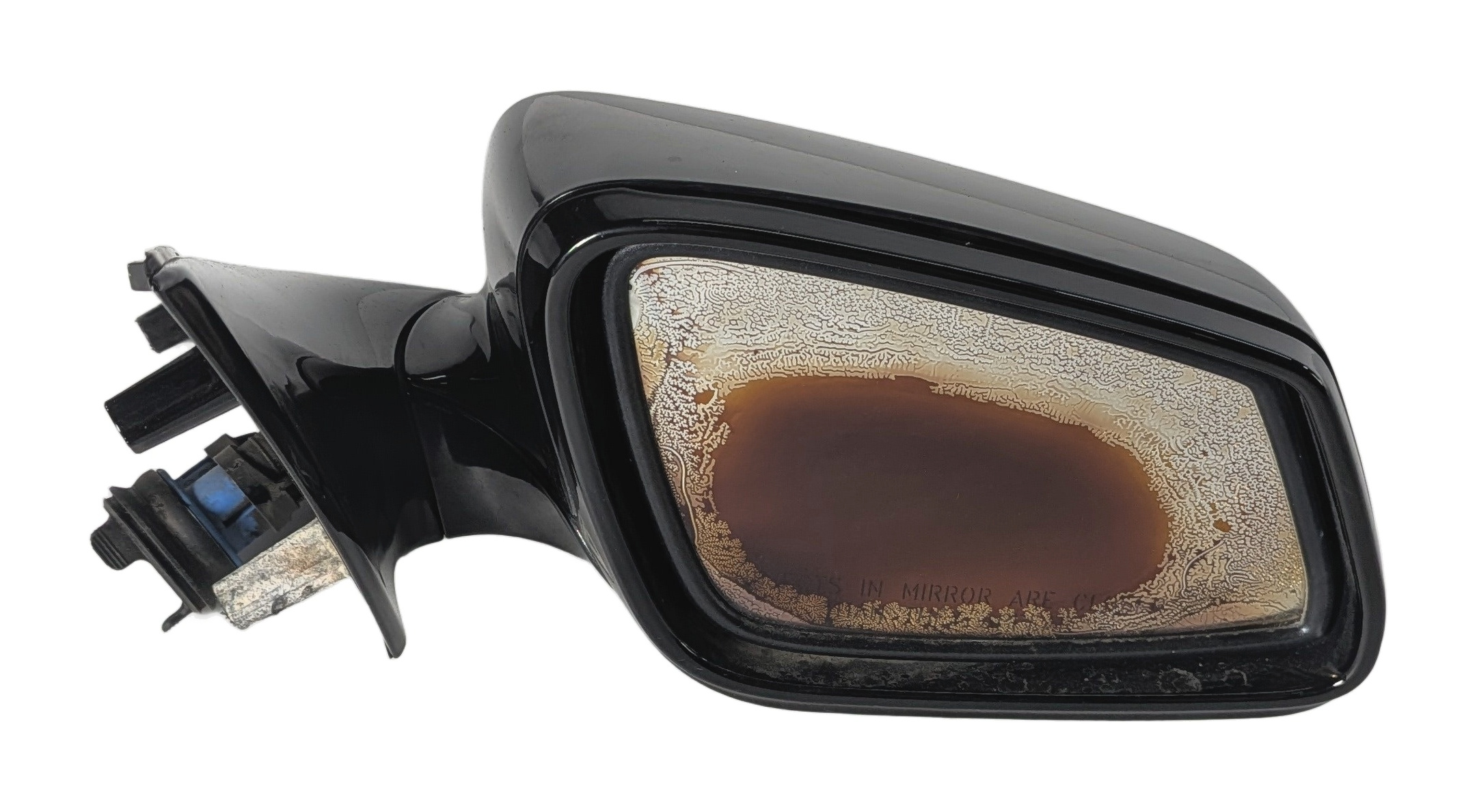 11-12 BMW 528i 535i 550i (F10) RIGHT P-FOLD AUTODIM CAMERA DOOR MIRROR (Black) — exact item pictured