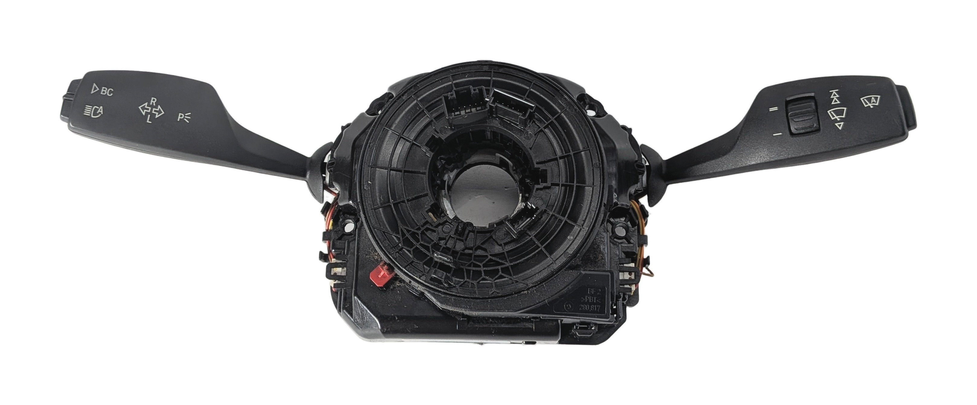 09-17 BMW 5 6 7 (F01 F10 F12) TURN SIGNAL WIPER CLOCKSPRING COMBINATION SWITCH — exact item pictured