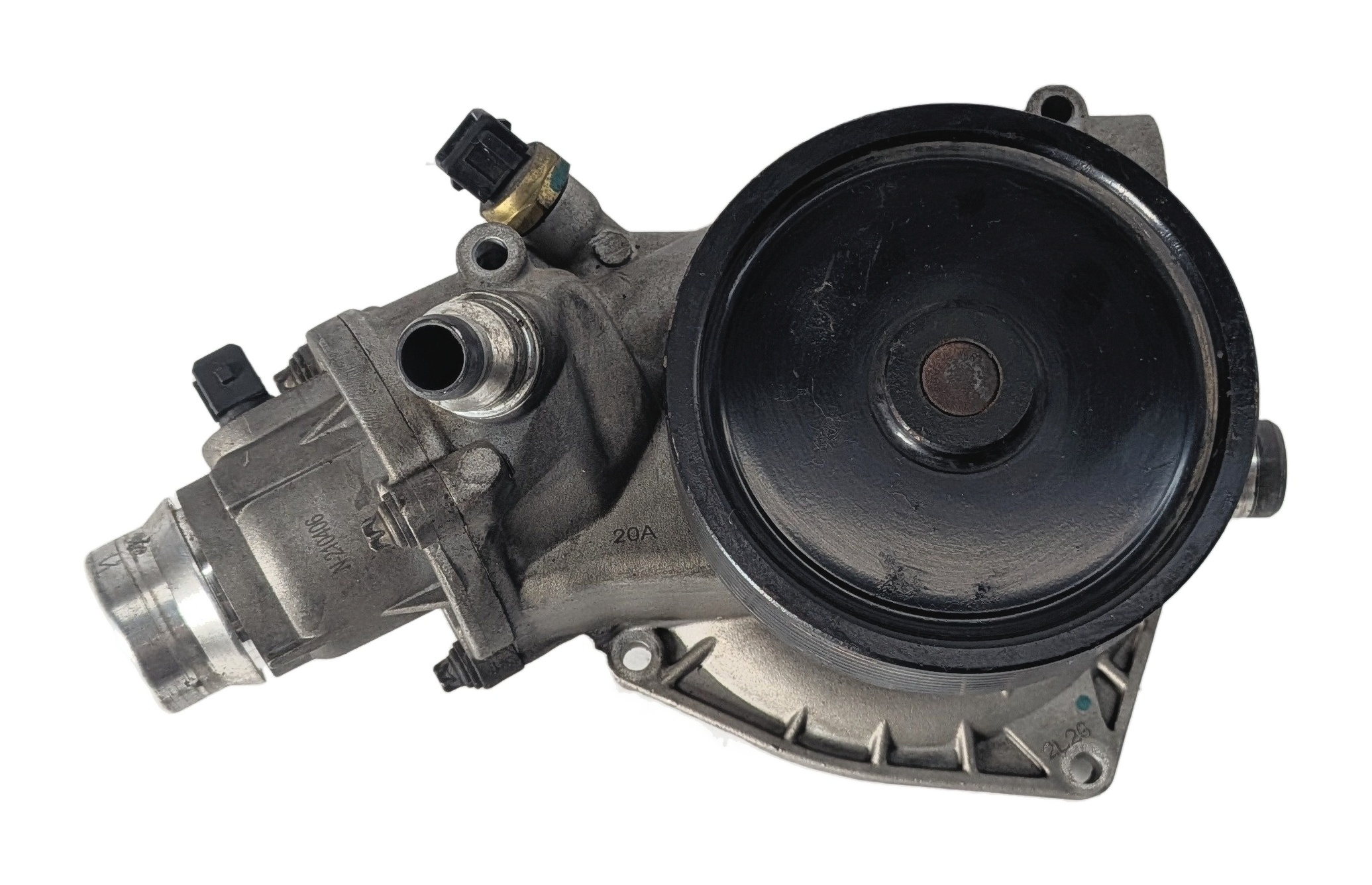 09-13 BMW 550I 650I 750I B7 X5 X6 F10 F01 E70 E71 4.4L N63 WATER PUMP THERMOSTAT — exact item pictured