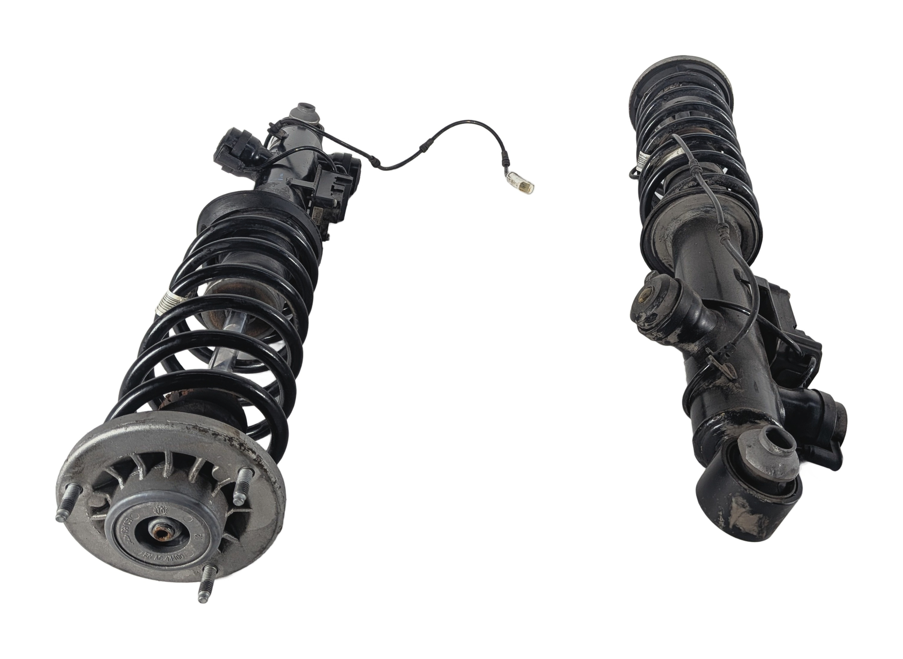 11-16 BMW 528I 535I 550I F07 F10 REAR LEFT/RIGHT ADAPTIVE SUSPENSION STRUT SET/2 — exact item pictured