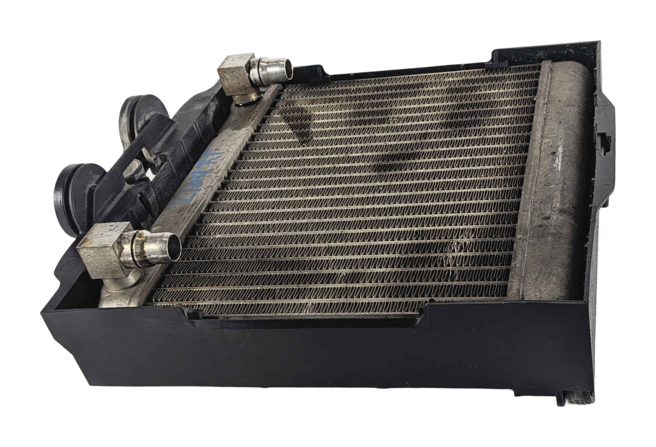 10-19 BMW 535i 550i 640i 740i 750i 760i (F01 F07 F10) ENGINE OIL COOLER RADIATOR — exact item pictured