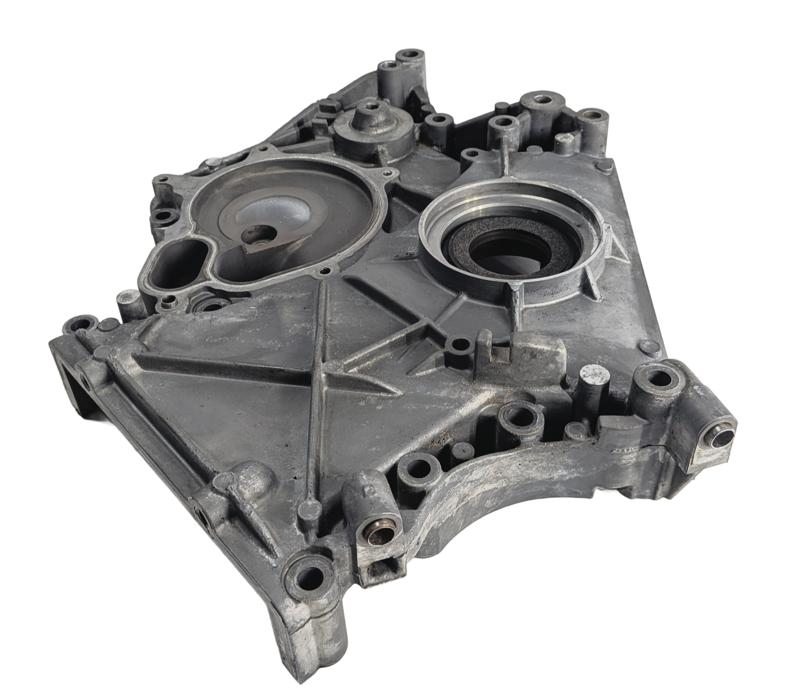 2009-2012 BMW 550i 650i 750i 750Li (F01 F10) 4.4L N63 ENGINE LOWER TIMING COVER — exact item pictured