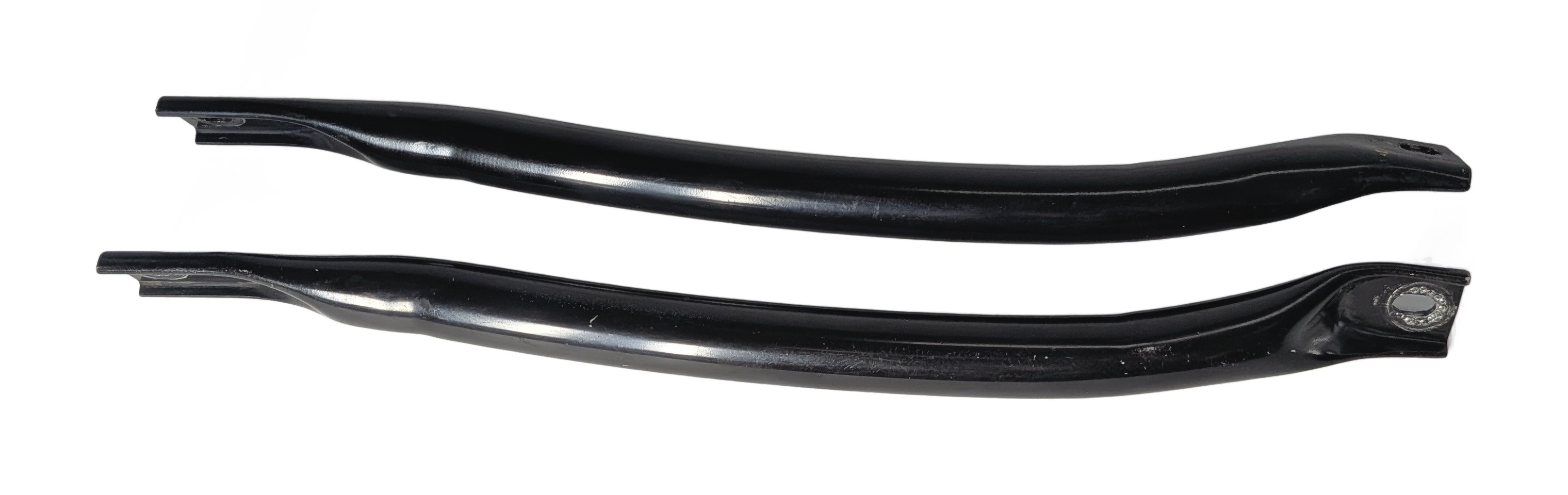 2011 BMW 550I (F10) FRONT LEFT/RIGHT UPPER STRUT TOWER BRACE SUPPORT BAR SET/2 — exact item pictured