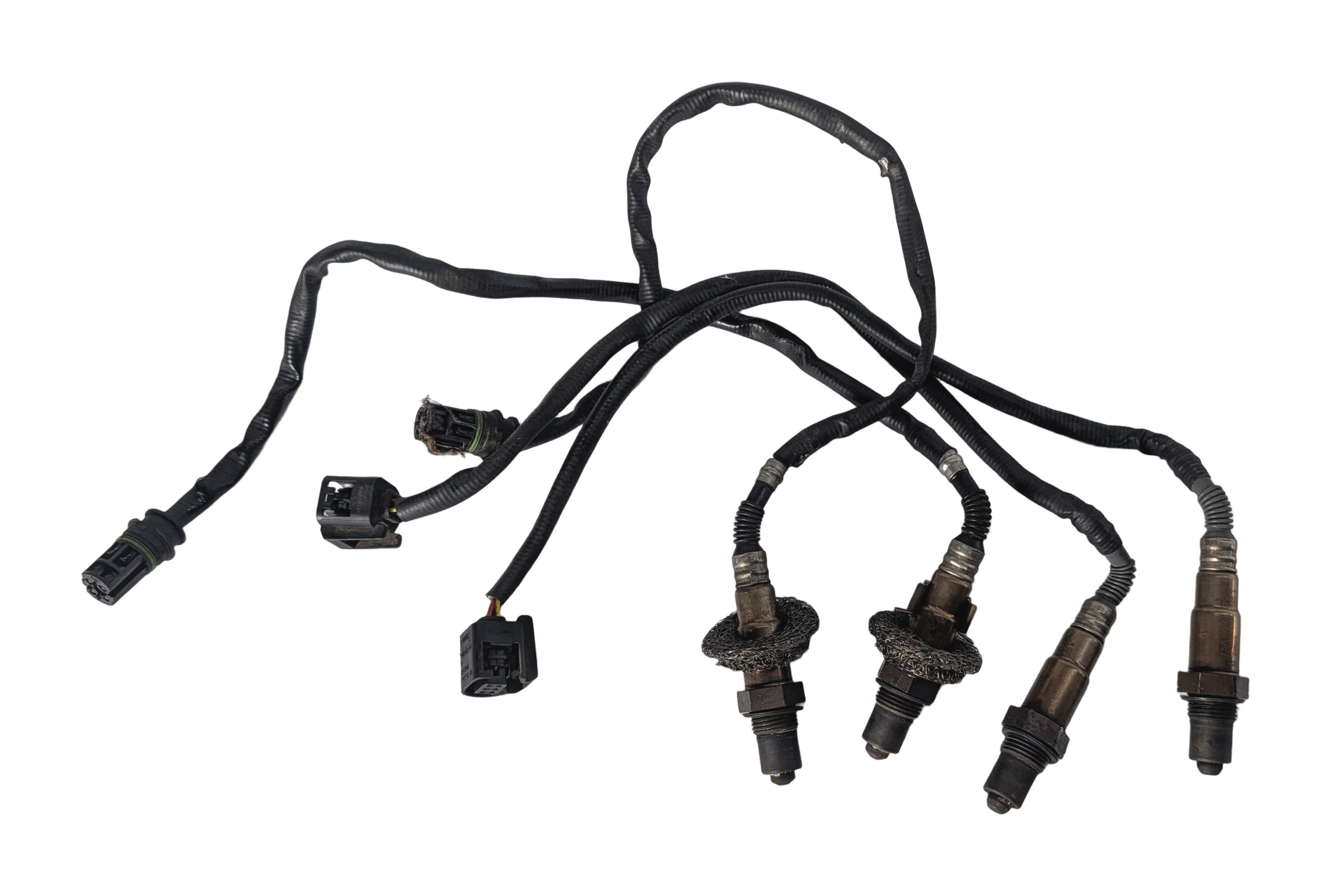 2011 BMW 550I (F10) 4.4L (N63) ENGINE OXYGEN O2 LAMBDA PROBE SENSOR WIRE SET/4 — exact item pictured