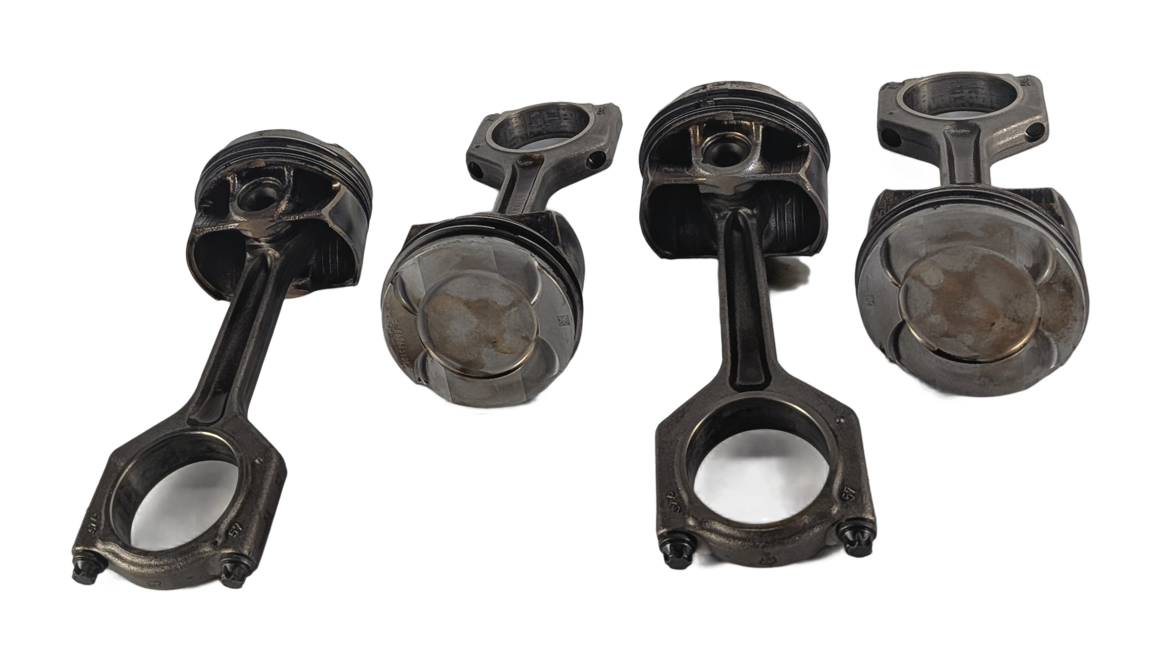 14-18 BMW 2 3 4 5 X1 X3 X5 Z4 2.0L (F10 F22 F30) TURBO N20 N26 PISTON & ROD SET4 — exact item pictured