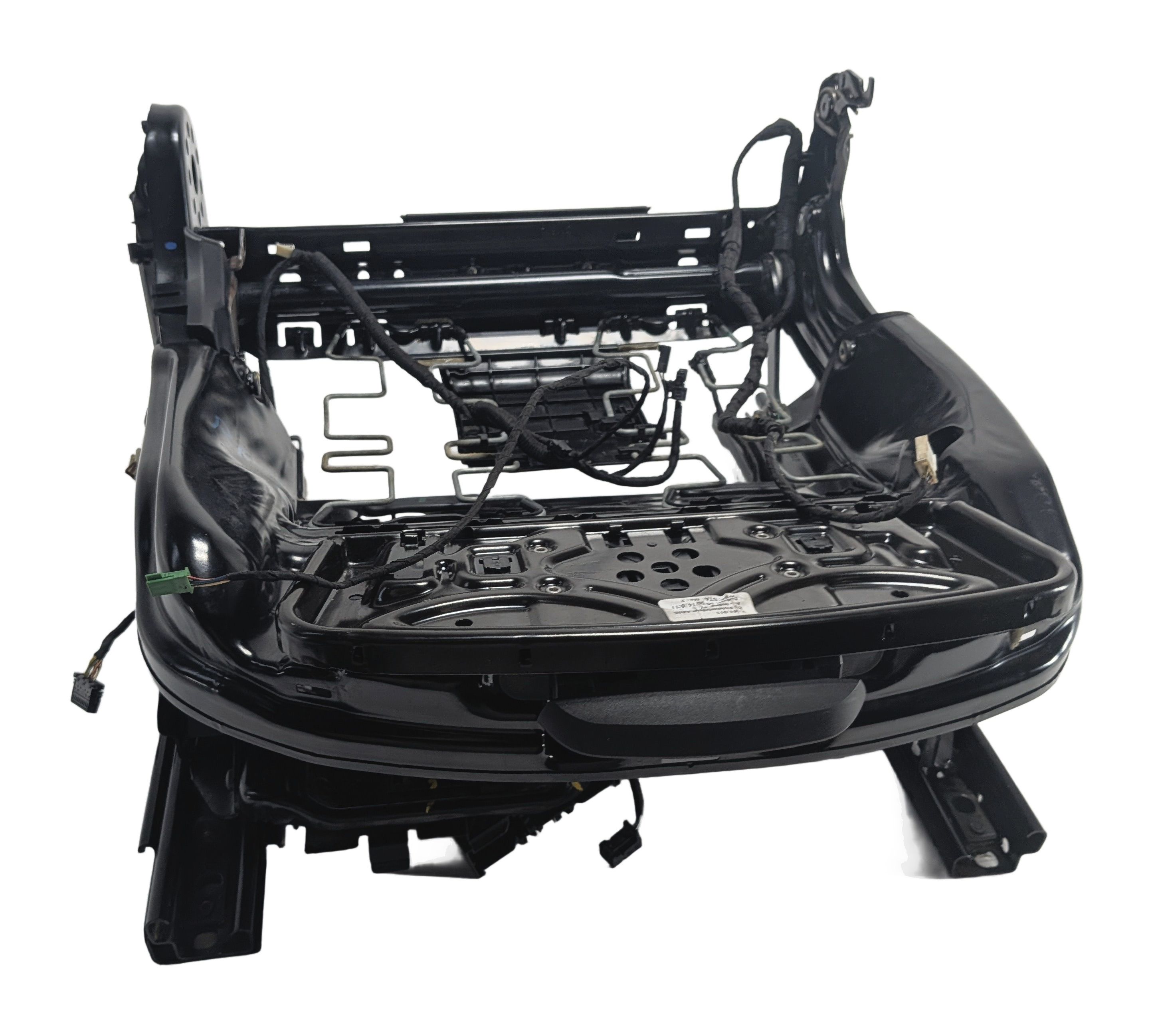 14-15 BMW 428i 435i (F33) FRONT RIGHT PASSENGER SEAT TRACK FRAME w/ POWER MOTORS — exact item pictured