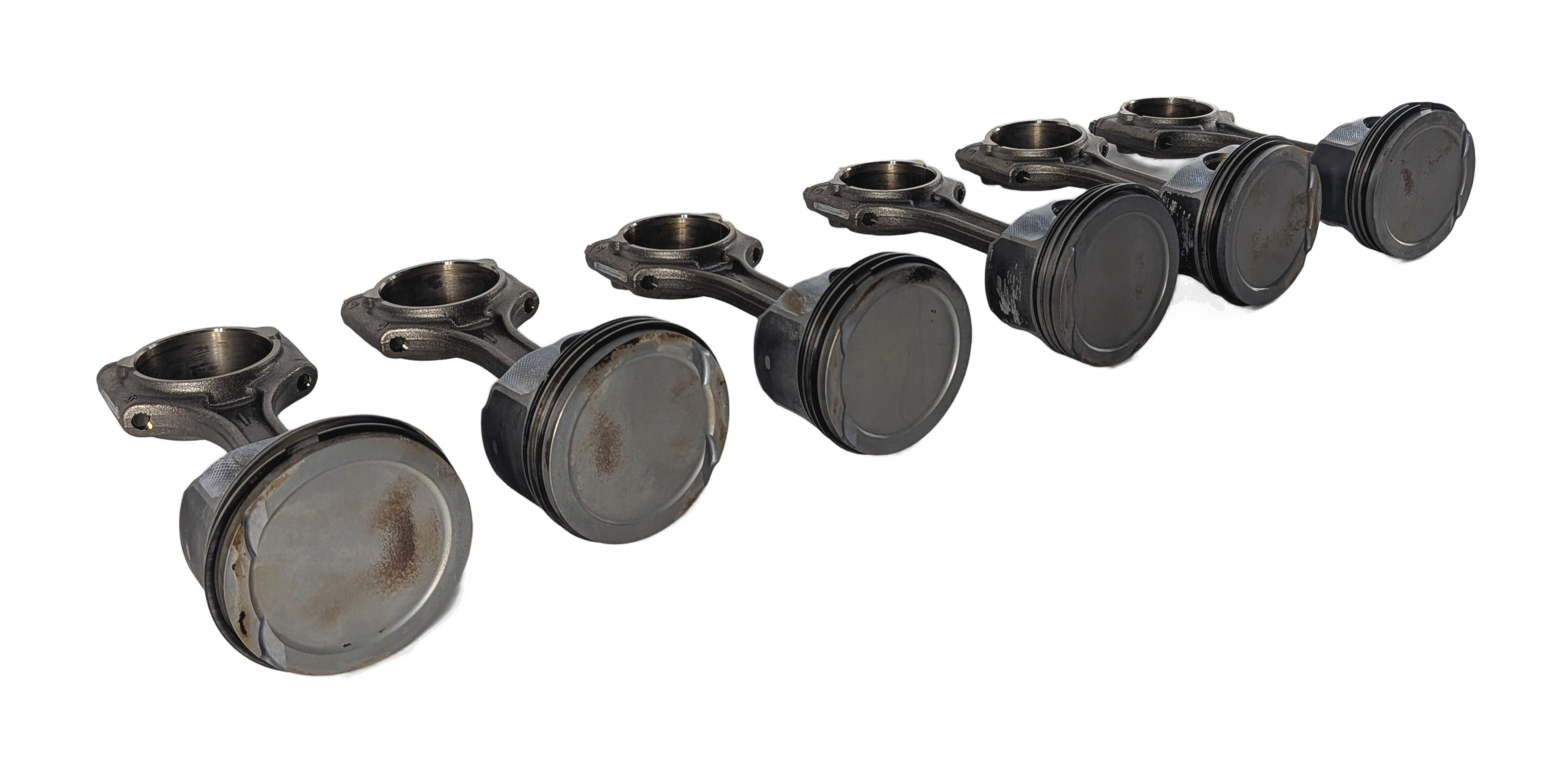 2008 LAND ROVER LR2 (L359) 3.2L (B6324S) ENGINE PISTON & CONNECTING ROD SET/6 — exact item pictured