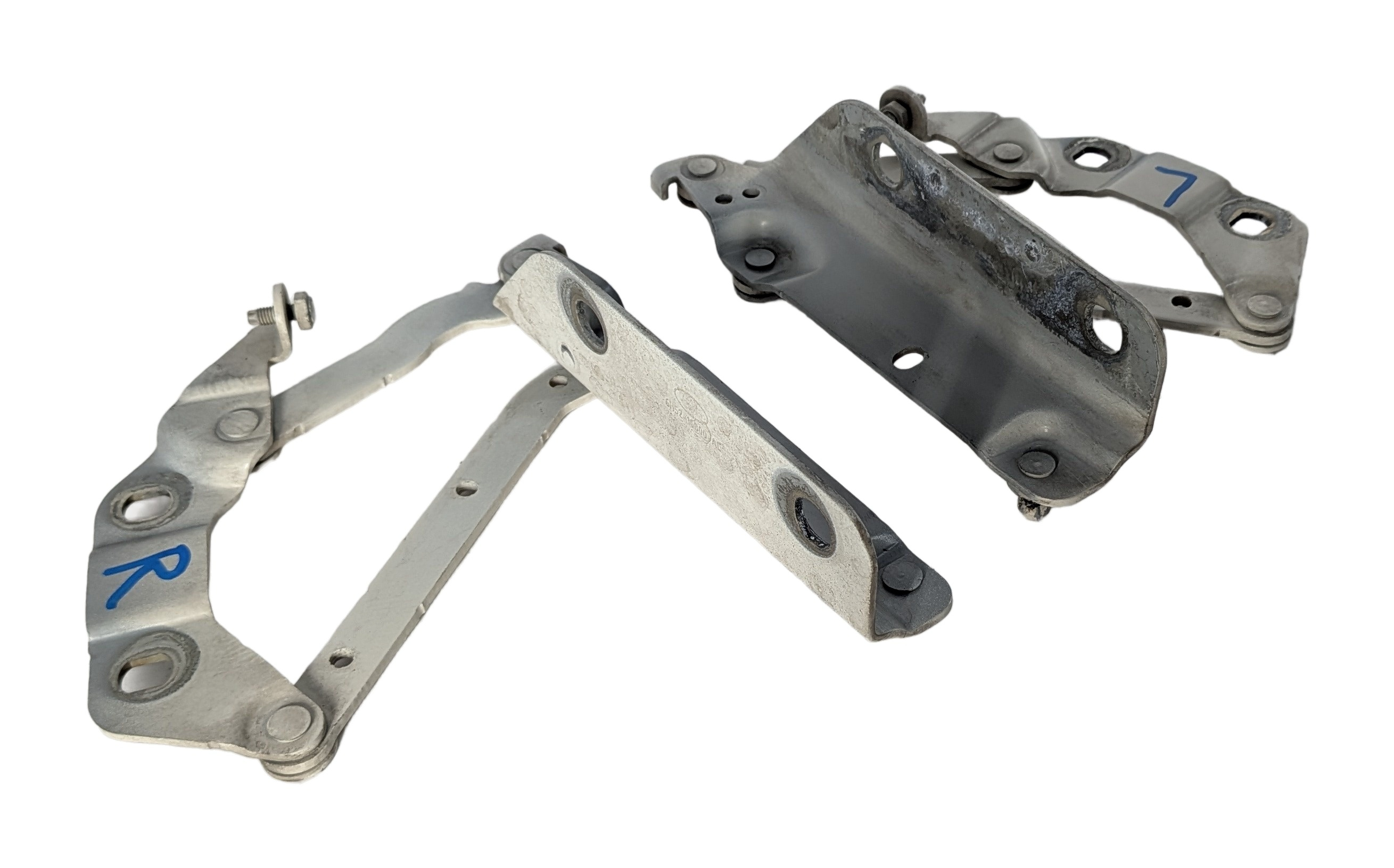 2008-2019 LAND ROVER LR2 RANGE ROVER EVOQUE (L538) HOOD HINGE SET-2 (White) — exact item pictured
