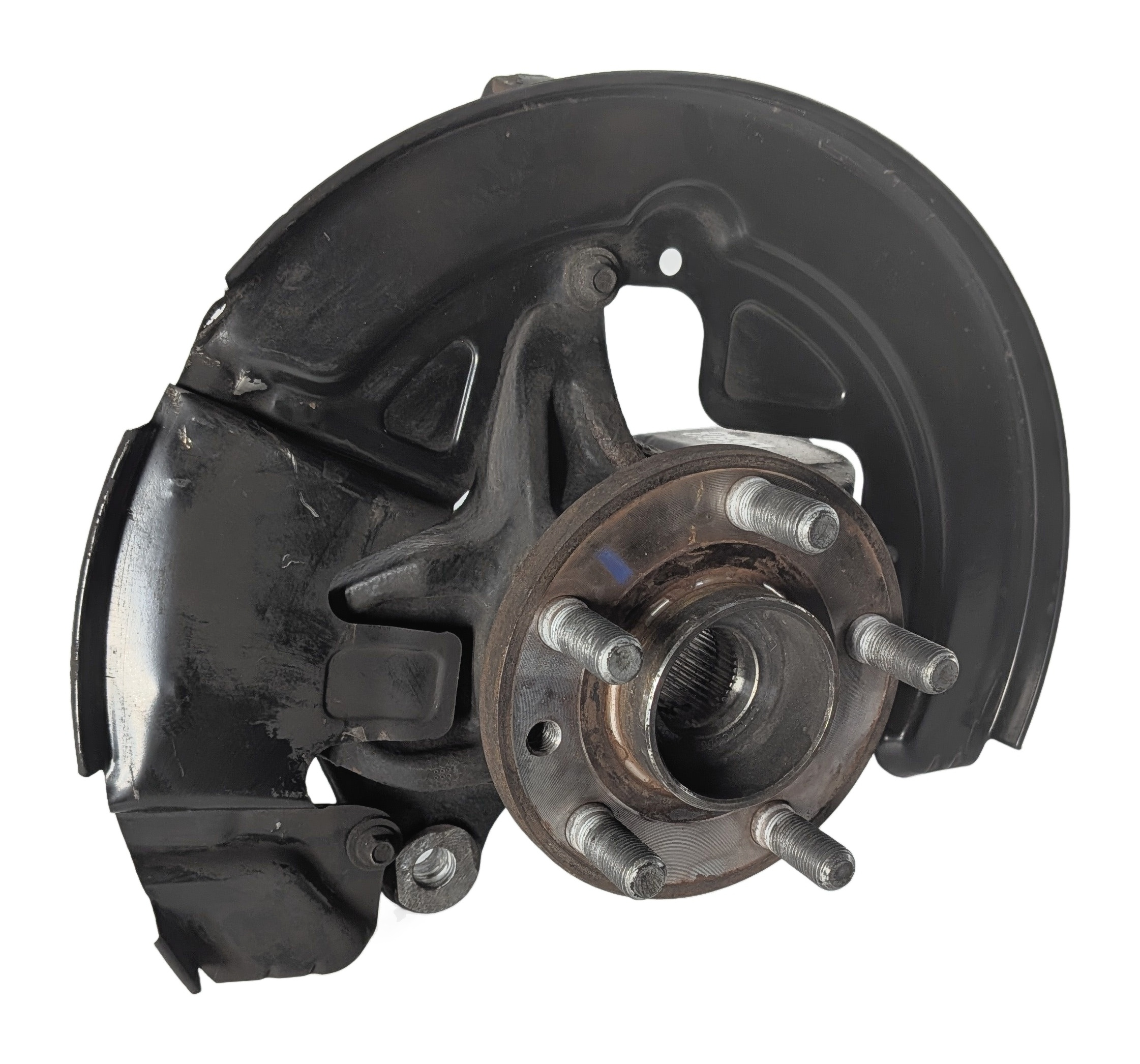 08-15 LAND ROVER LR2 (L359) FRONT RIGHT PASSENGER SPINDLE KNUCKLE w/ HUB BEARING — exact item pictured