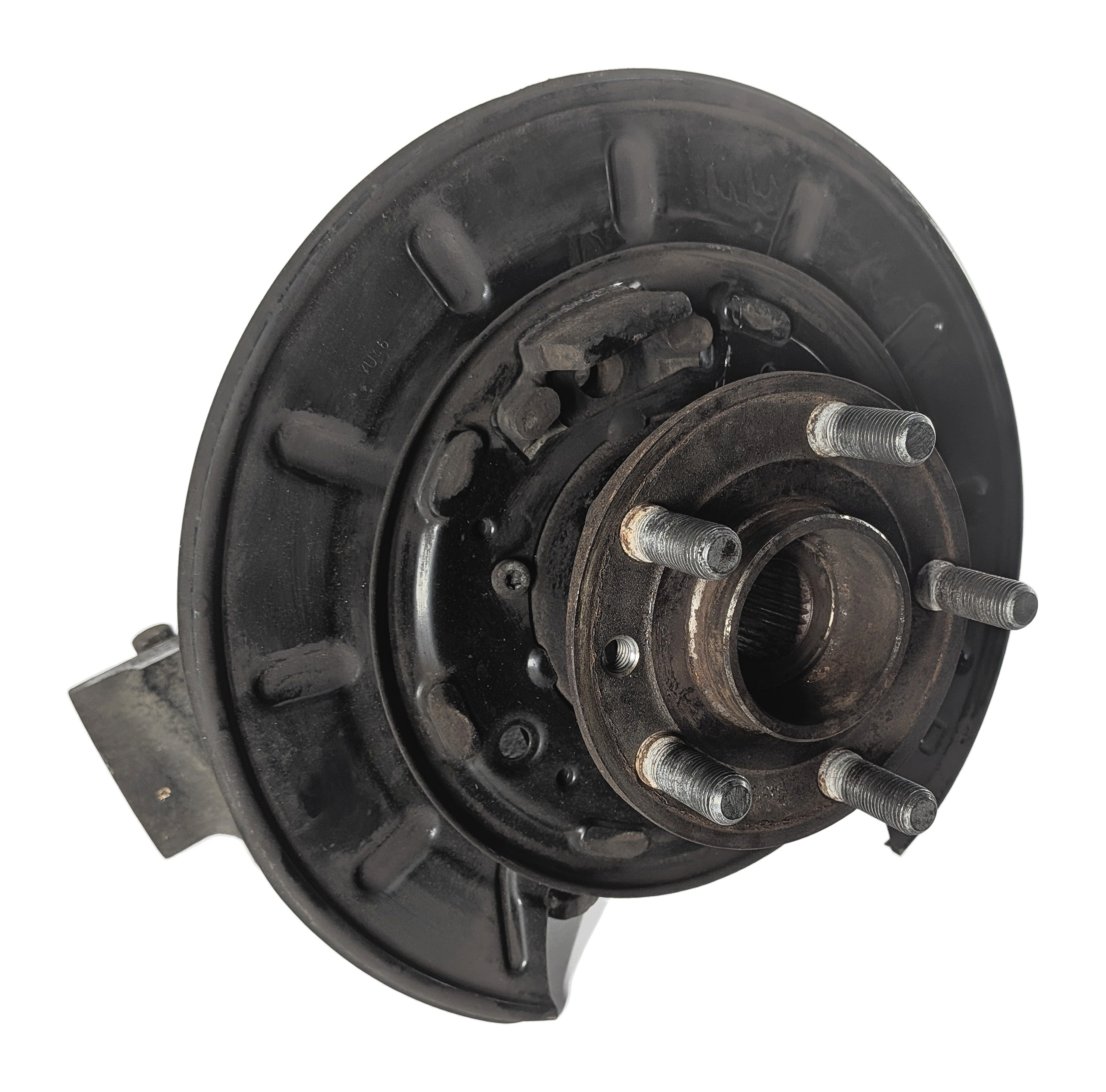 2008-2015 LAND ROVER LR2 (L359) REAR RIGHT SPINDLE KNUCKLE w/ WHEEL HUB BEARING — exact item pictured