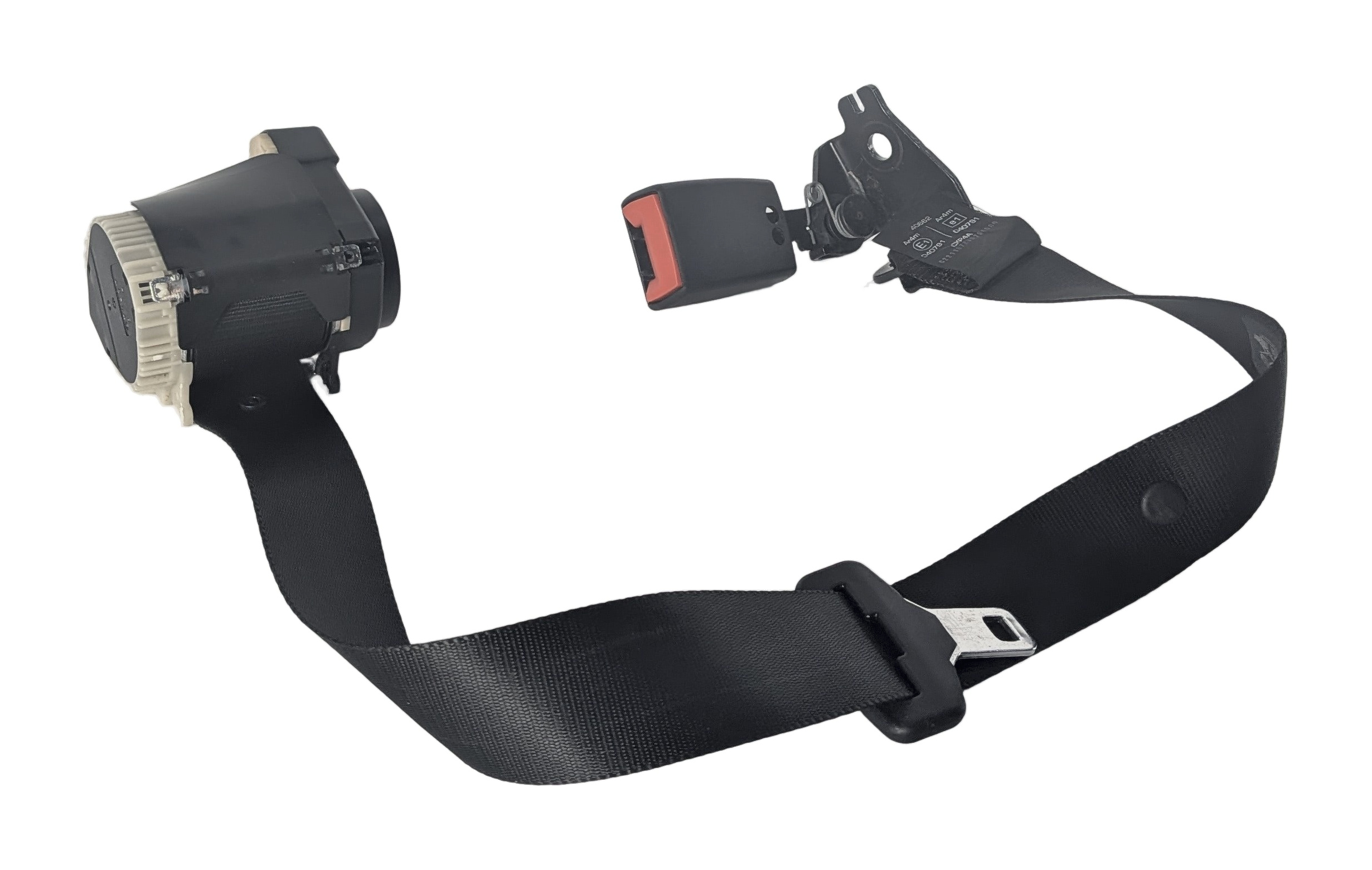 2008 LAND ROVER LR2 (L359) REAR 2ND ROW CENTER SEAT SEATBELT RETRACTOR (Black) — exact item pictured
