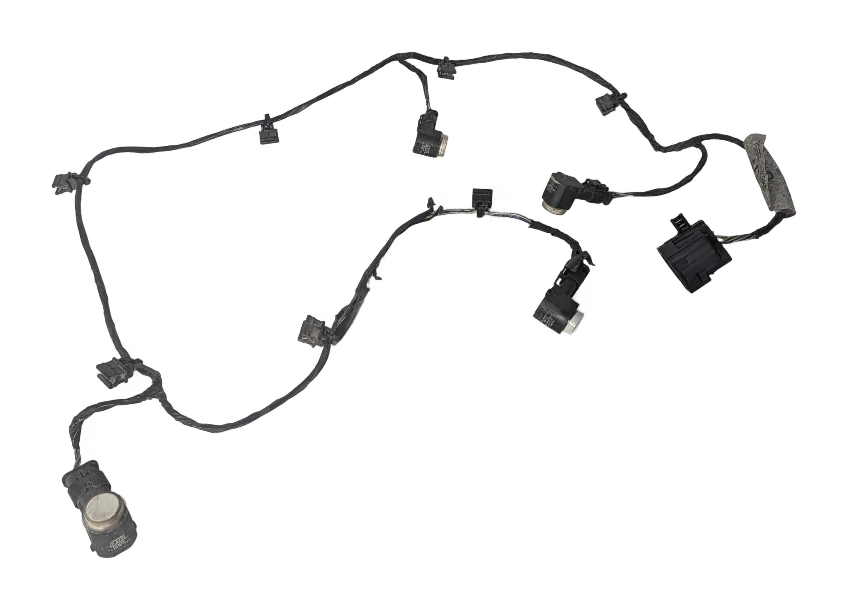 2008 LAND ROVER LR2 (L359) REAR PARK ASSIST PDC SENSOR SET/4 w/ HARNESS (White) — exact item pictured