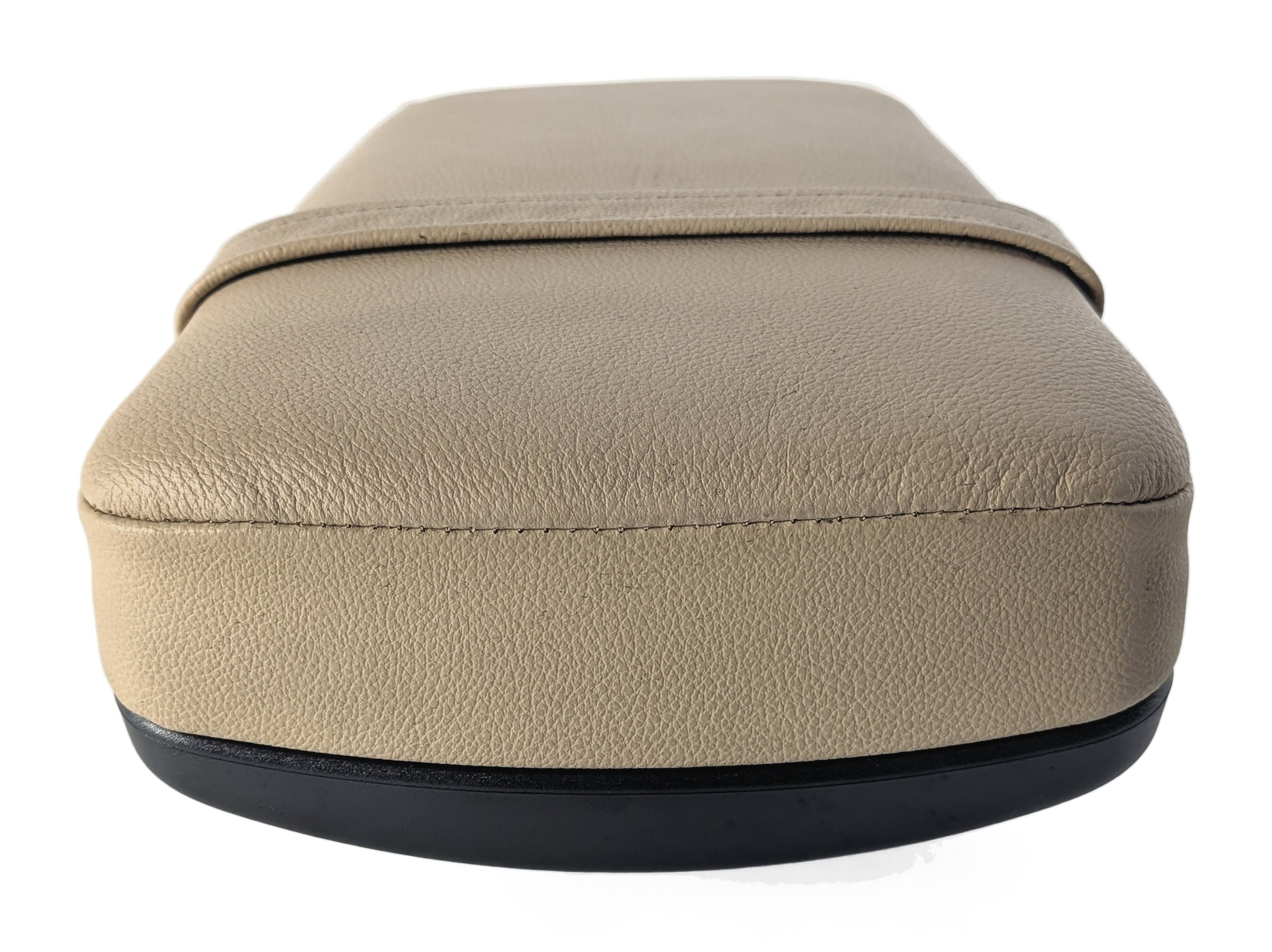 2008 LAND ROVER LR2 L359 REAR SEAT CENTER ARMREST w/ CUP HOLDER LEATHER (Beige) — exact item pictured