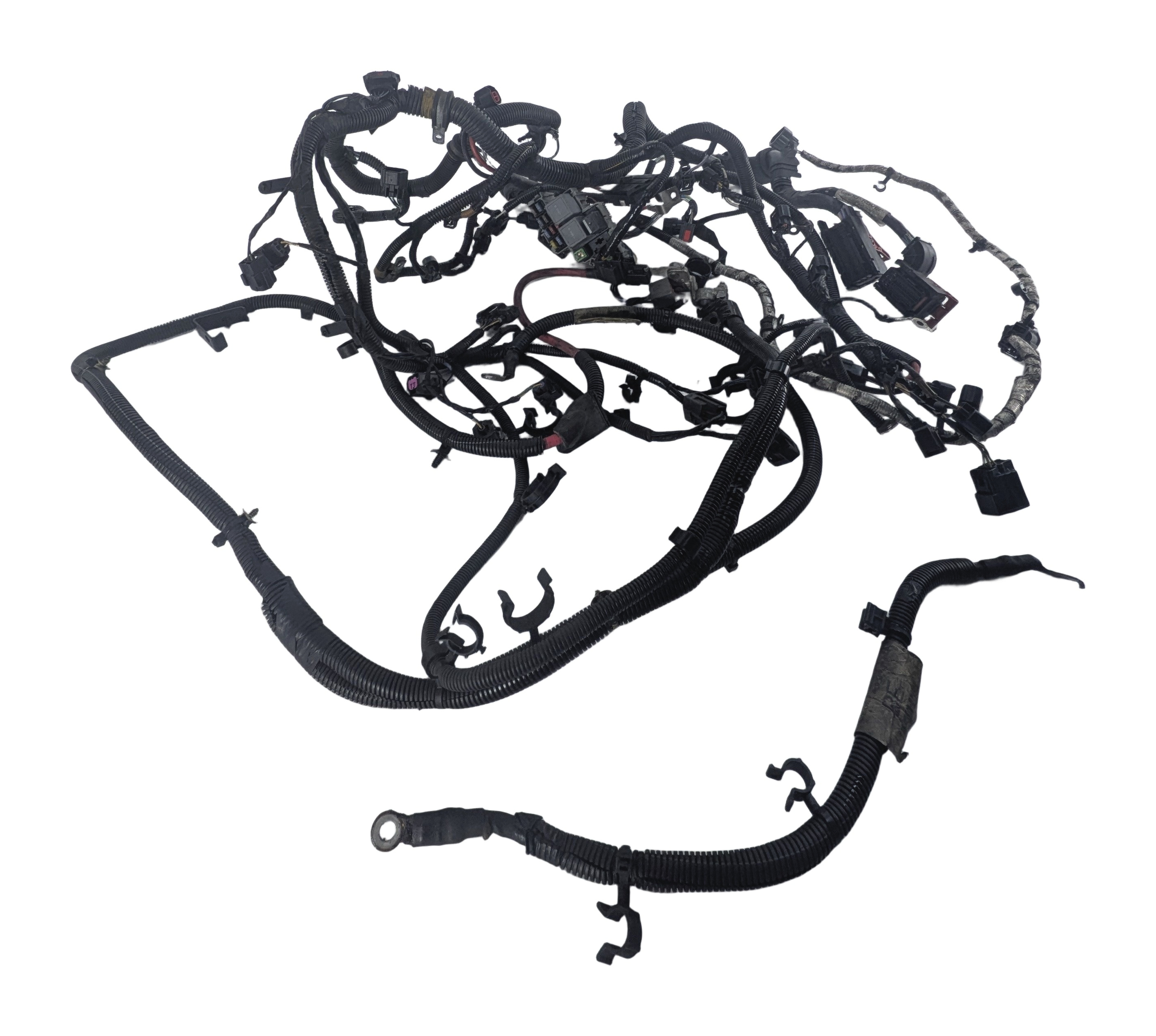 2008 LAND ROVER LR2 L359 3.2L B6324S ENGINE WIRE HARNESS w/ BATT CABLE FUSE BOX — exact item pictured