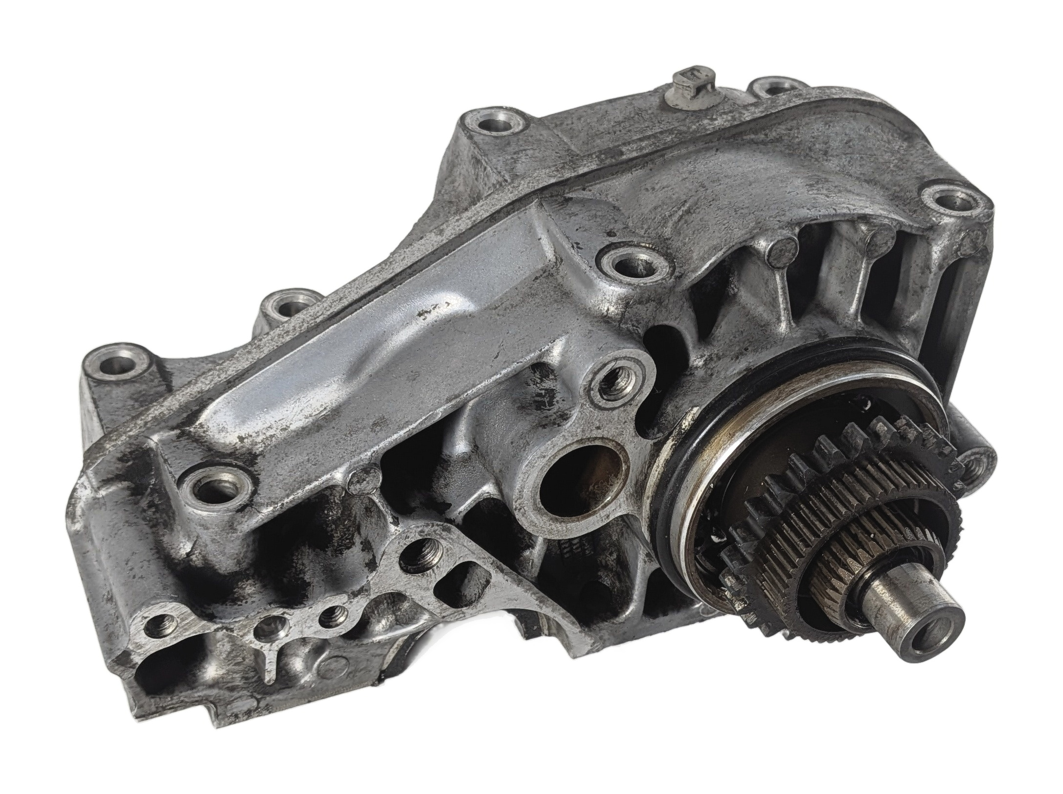 2008 LAND ROVER LR2 L359 3.2L B6324S ENGINE READ ANCILLARY DRIVE HOUSING w/GEARS — exact item pictured
