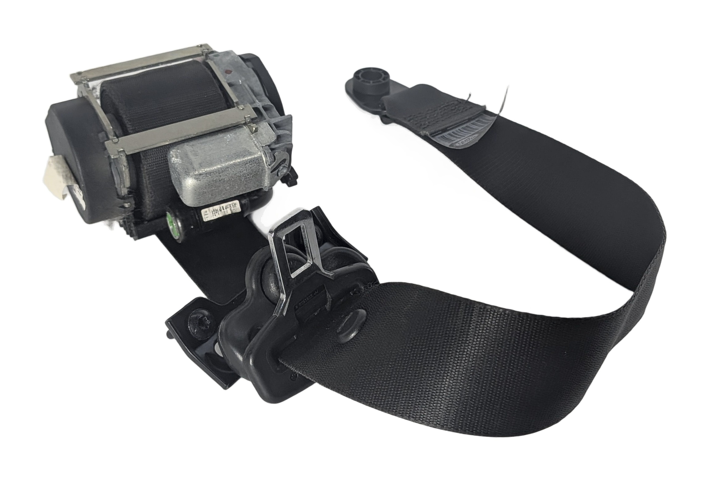 08-15 LAND ROVER LR2 (L359) FRONT LEFT DRIVER SEAT SEATBELT RETRACTOR (Black) — exact item pictured