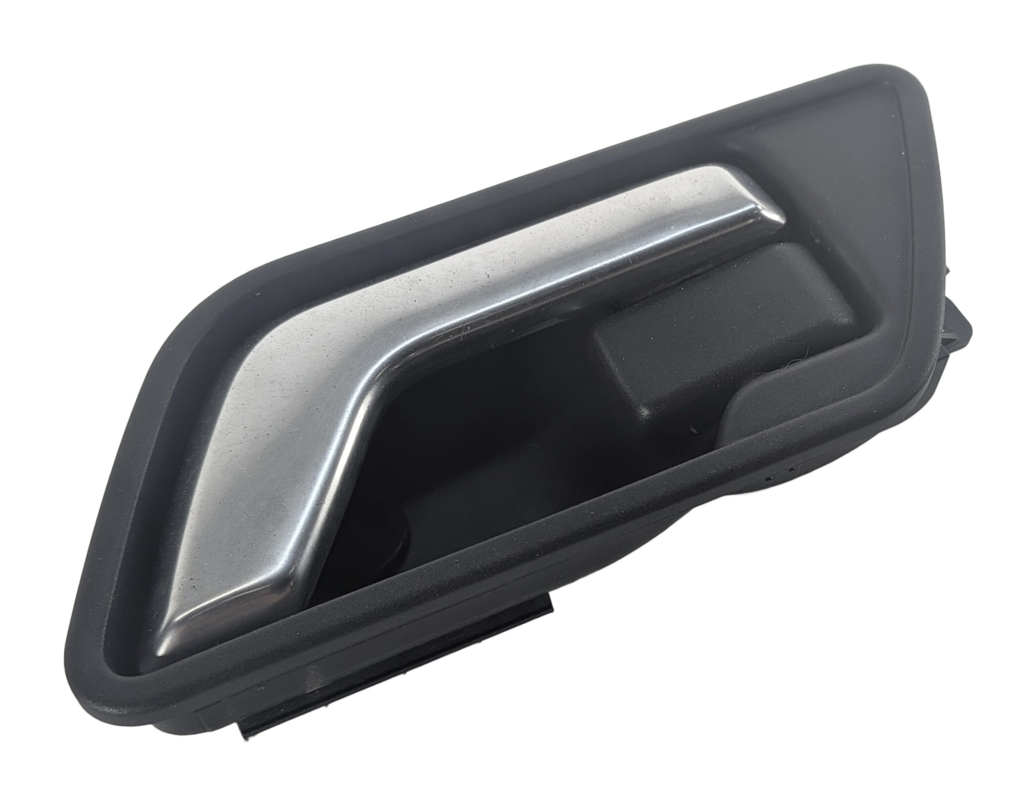 2008-2015 LAND ROVER LR2 (L359) REAR LEFT INSIDE INTERIOR DOOR HANDLE (SILVER) — exact item pictured