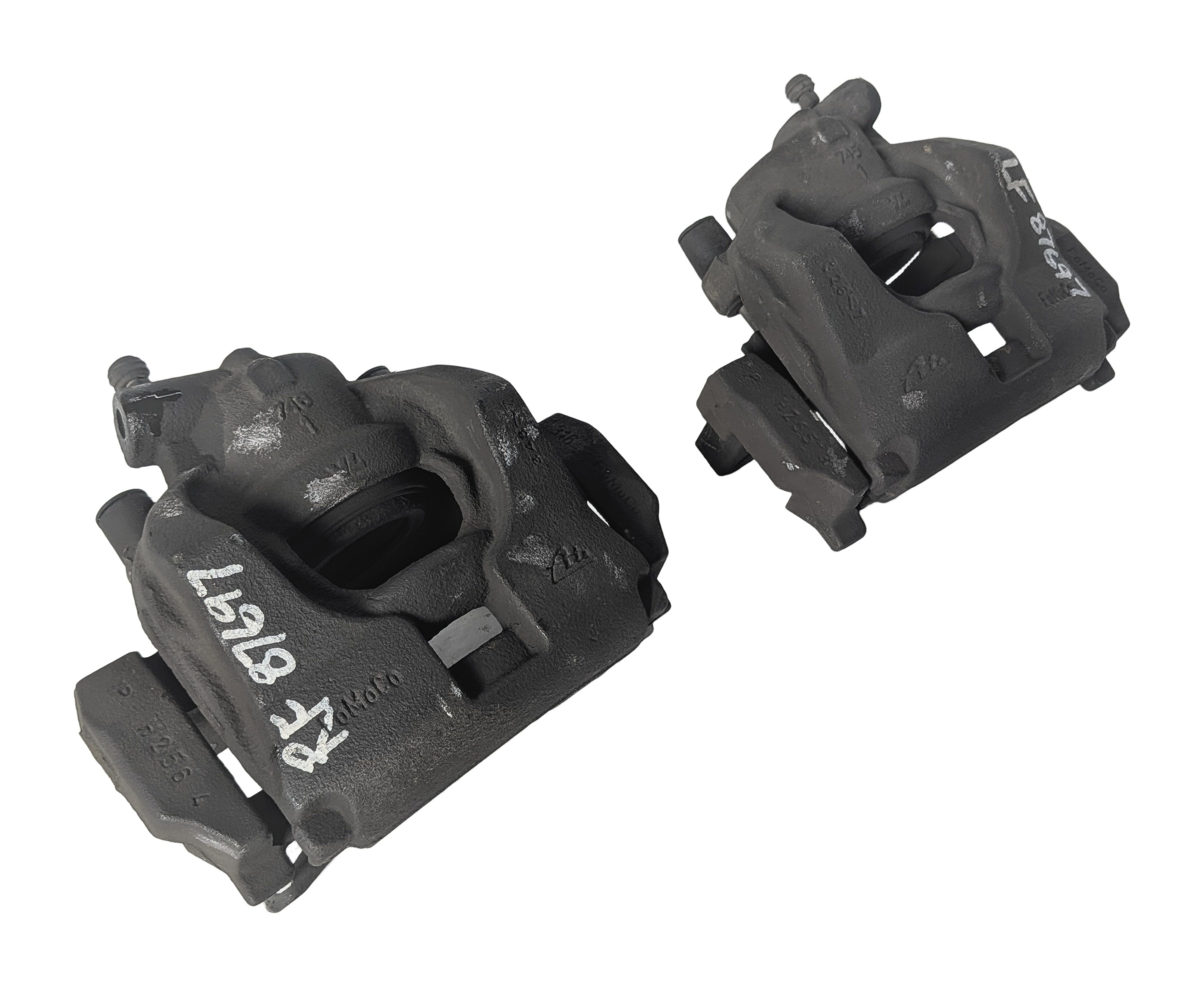 08-15 LAND ROVER LR2 EVOQUE (L359 L538) FRONT LEFT & RIGHT BRAKE CALIPER SET/2 — exact item pictured