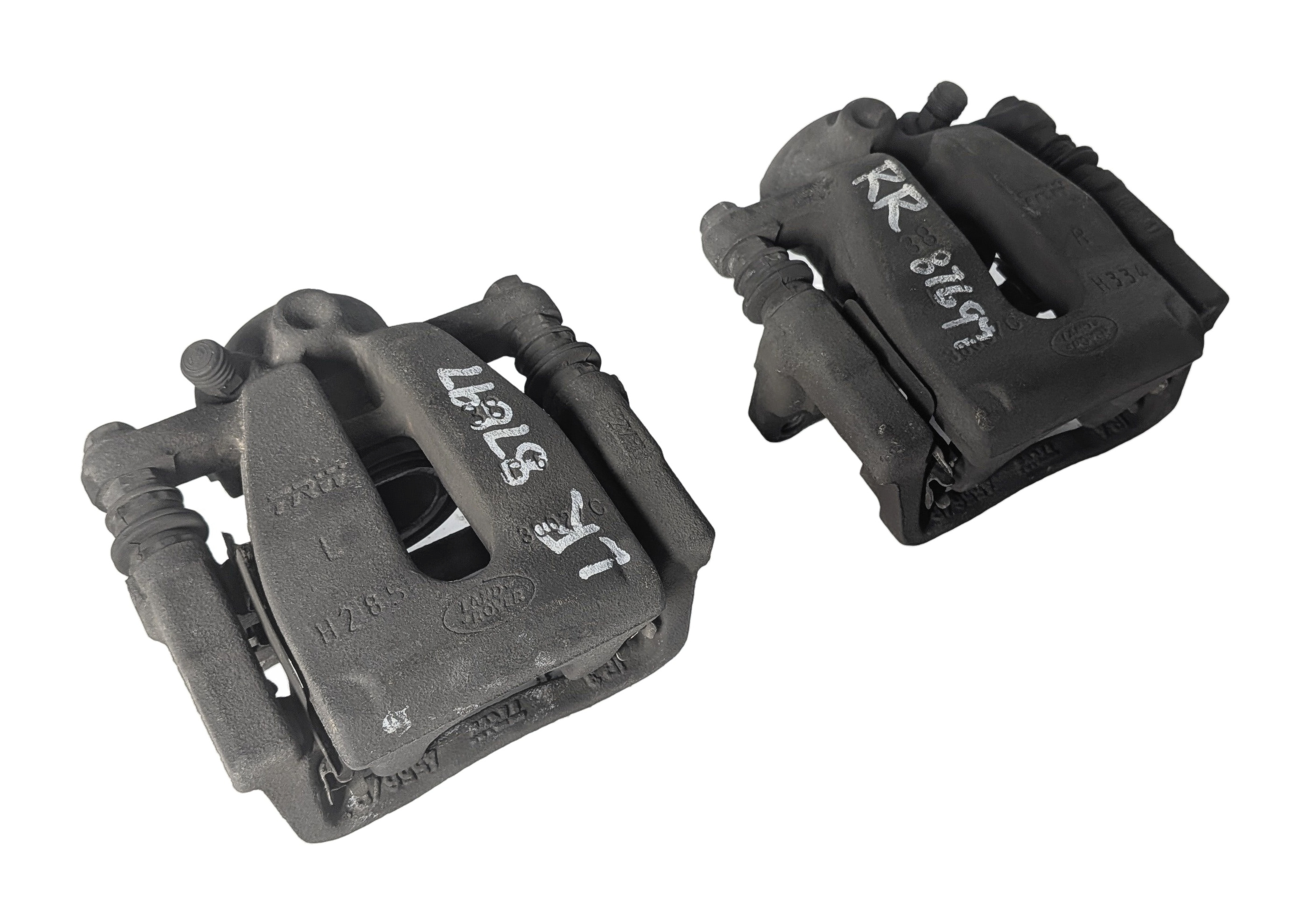 2008-2012 LAND ROVER LR2 (L359) REAR LEFT & RIGHT DISC BRAKE CALIPER SET/2 — exact item pictured