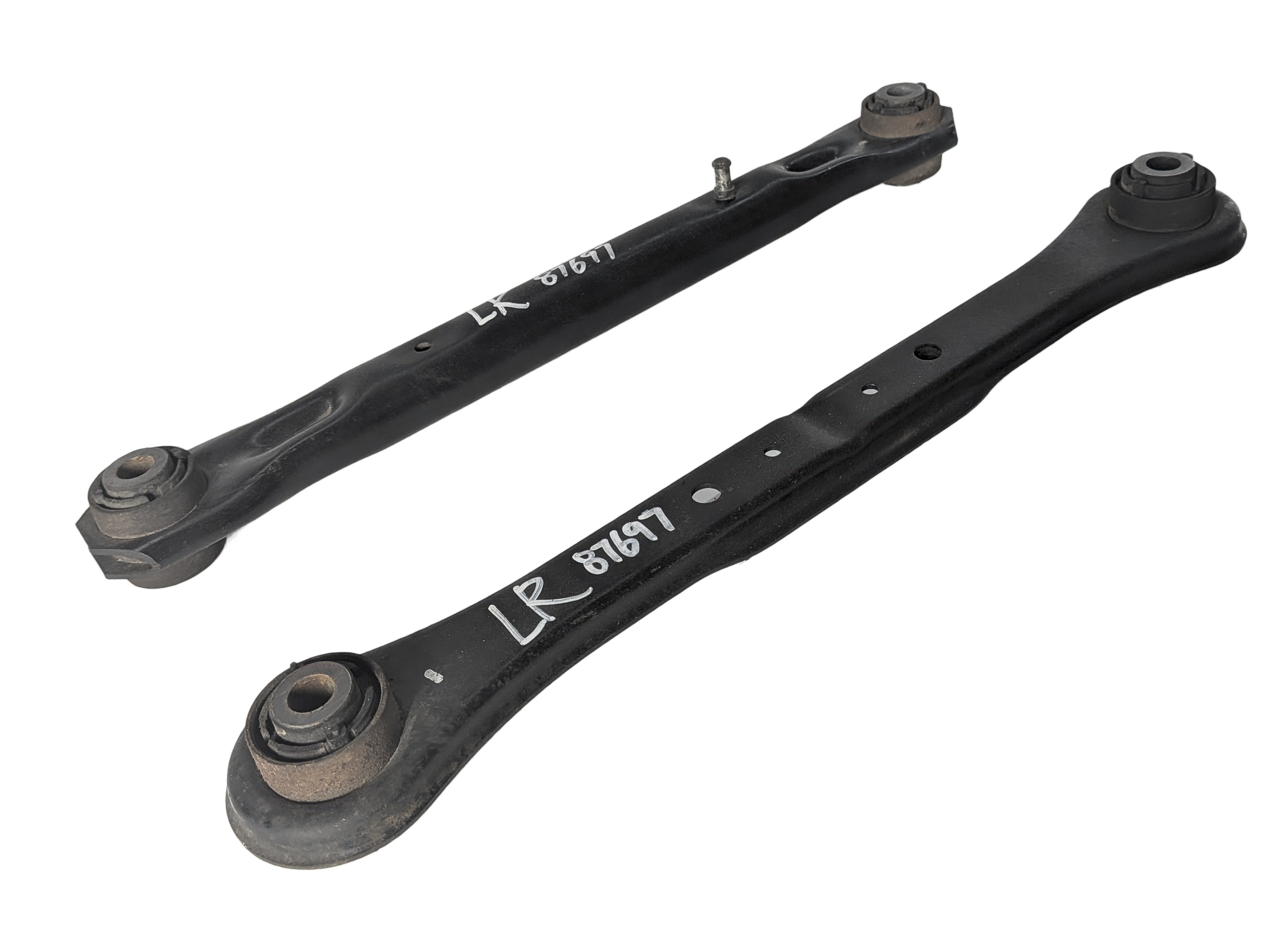 2008-2015 LAND ROVER LR2 (L359) REAR LEFT SUSPENSION LOCATING CONTROL ARM SET/2 — exact item pictured