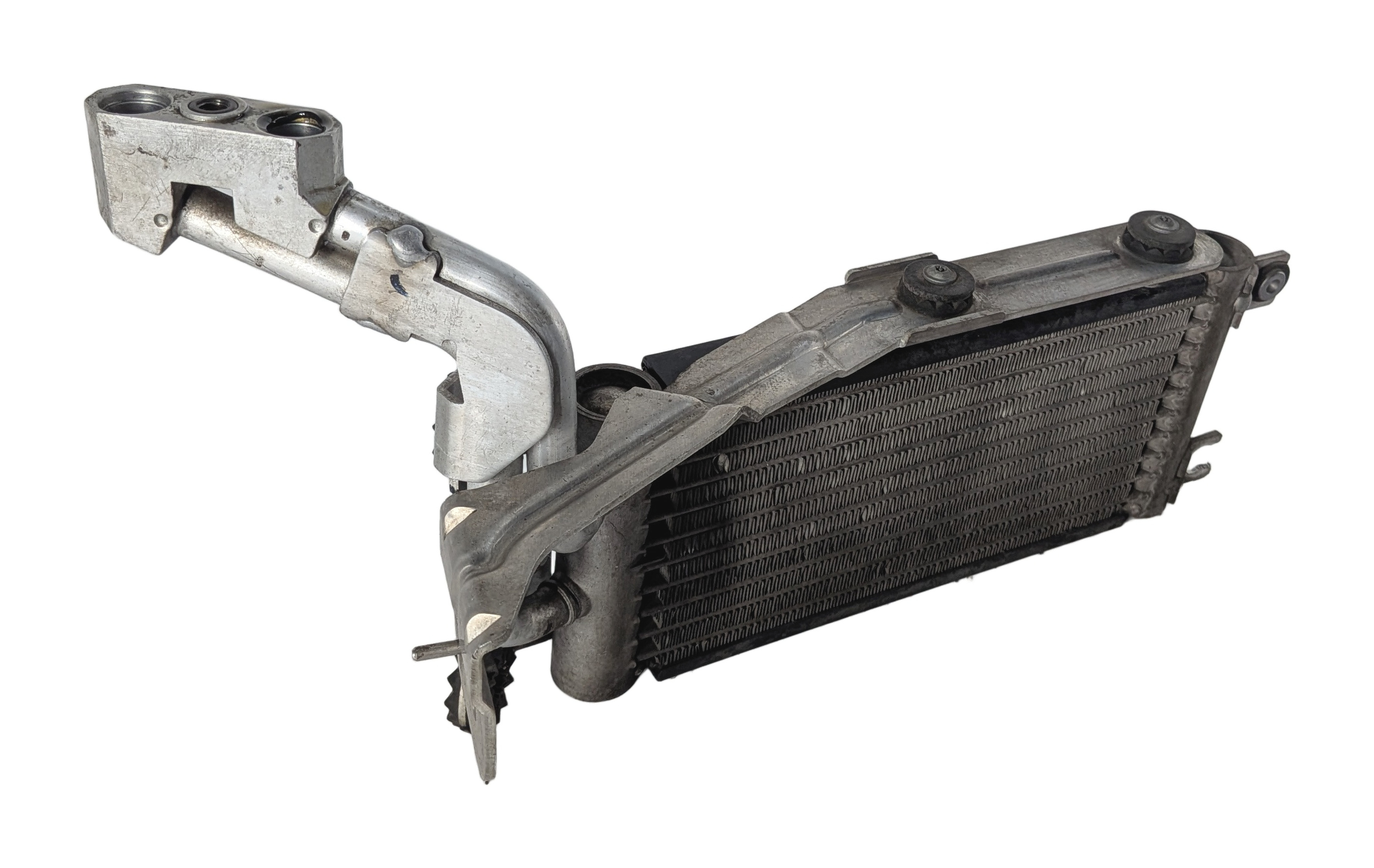 2008-2013 BMW M3 (E90 E92 E93) 4.0L V8 (S65) ENGINE OIL COOLER RADIATOR w/ LINES — exact item pictured